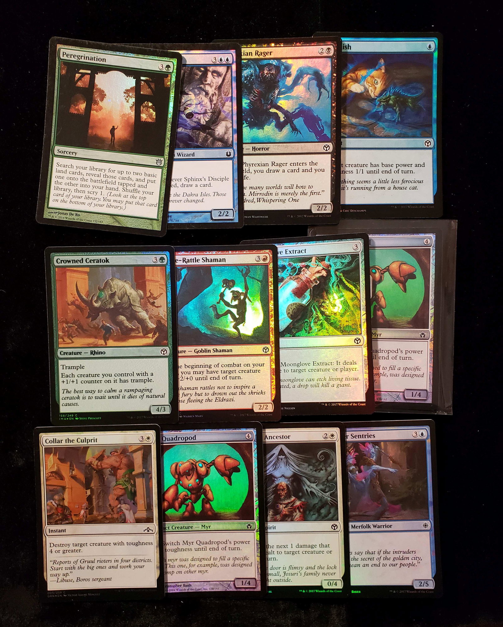 LOT OF 15 MAGIC THE GATHERING TCG ALL HOLO/FOIL CARDS: MAGIC THE GATHERING HOLOGRAPHIC FOIL LOT WITH 15 TOTAL CARDS ALL HOLO/FOILS