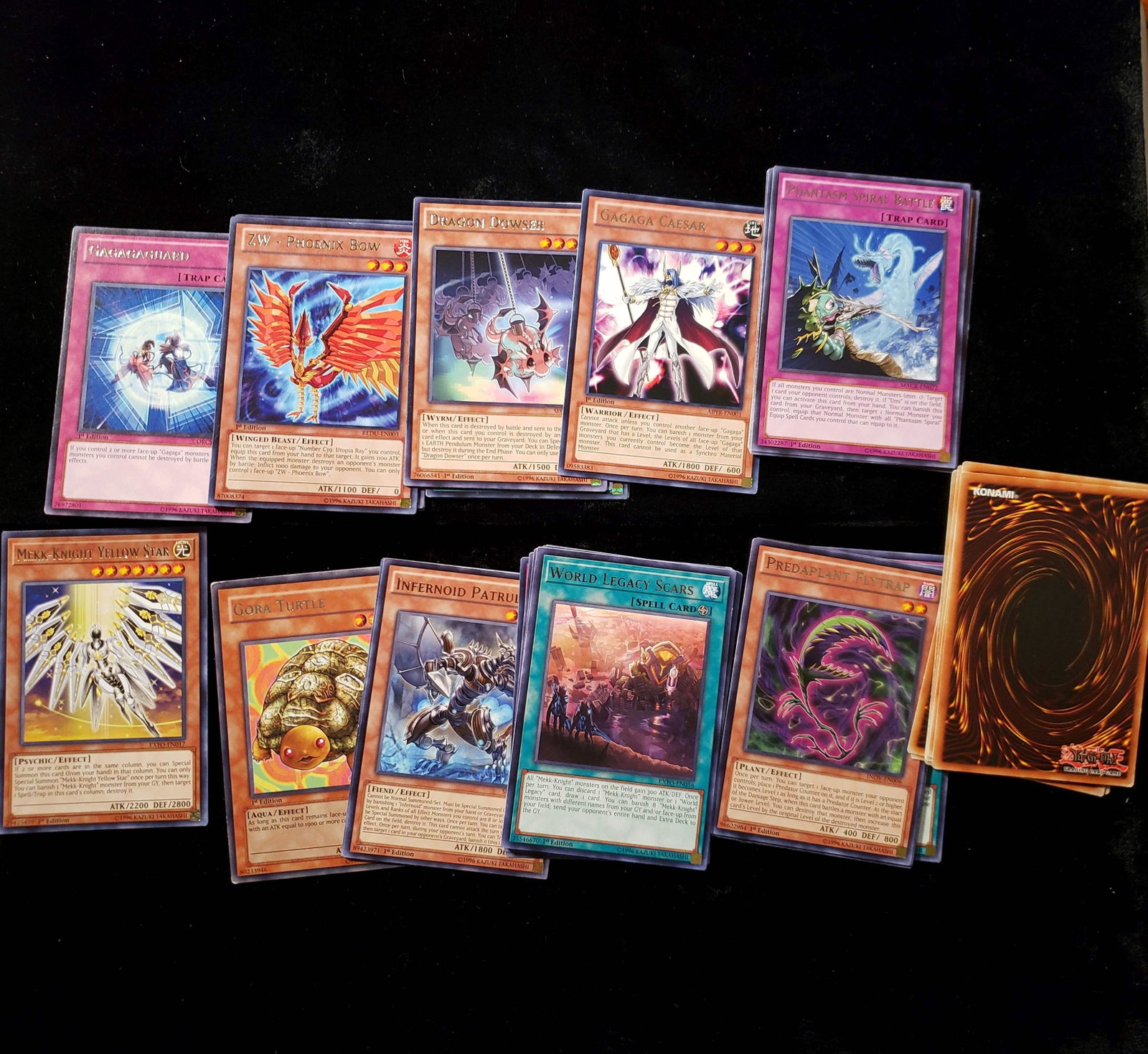 LOT OF 50+ YU GI OH GAME CARDS ALL RARES 1996 FIRST: LOT OF 50+ YU GI OH GAME CARDS ALL 1996 FIRST EDITIONS