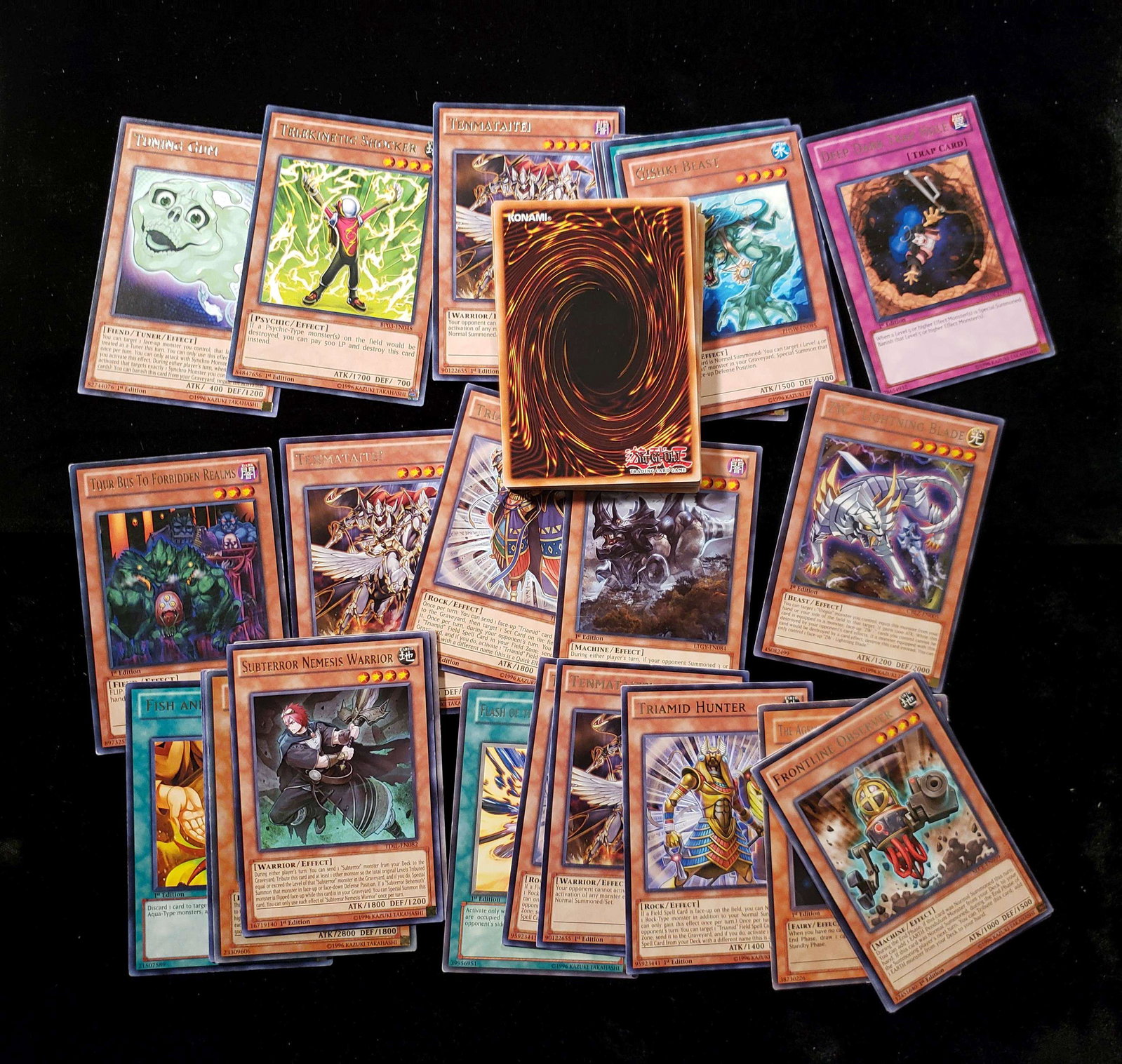 LOT OF 50+ YU GI OH GAME CARDS ALL RARES 1996 FIRST: LOT OF 50+ YU GI OH GAME CARDS ALL 1996 FIRST EDITIONS