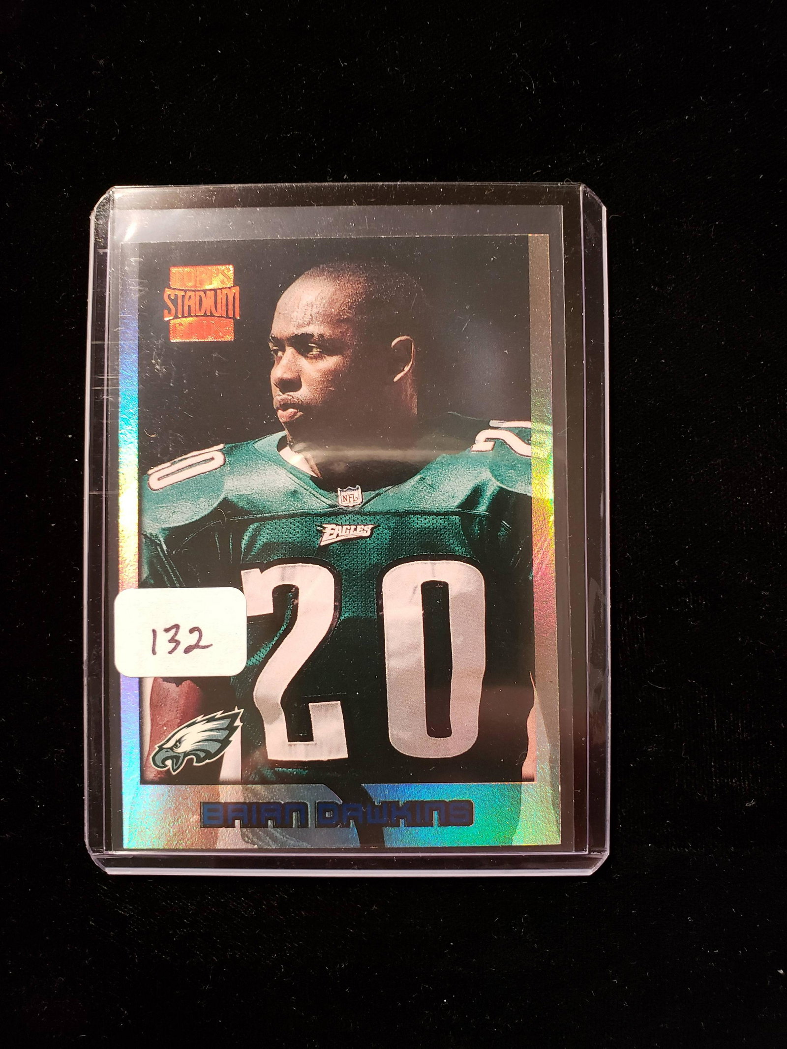 BRIAN DAWKINS ROOKIE CARD PHILADELPHIA EAGLES: 1996 TOPPS STADIUM CLUB