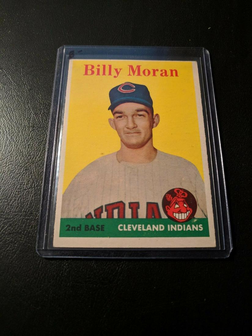1958 Topps Baseball Card #388 Billy Moran RC: 1958 Topps Baseball Card #388 Billy Moran RC
