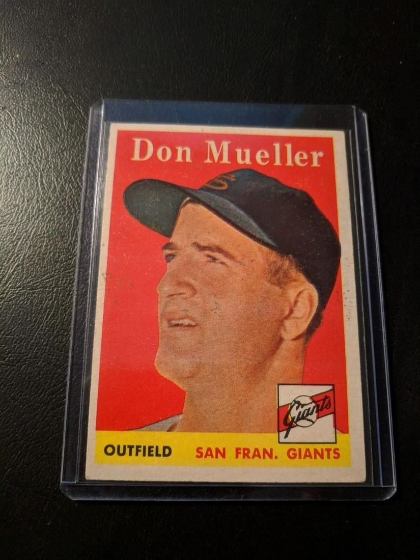 VINTAGE TOPPS BASEBALL CARDS SET BREAK: 1958 Topps #253 Don Mueller
