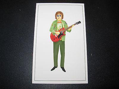 MAX DALTON John Lennon the beatles 2X4" poster art: You are Bidding on a NEW giclee print on heavy paper by artist max dalton. It has never been displayed and measures 2.25" x 3.75"
