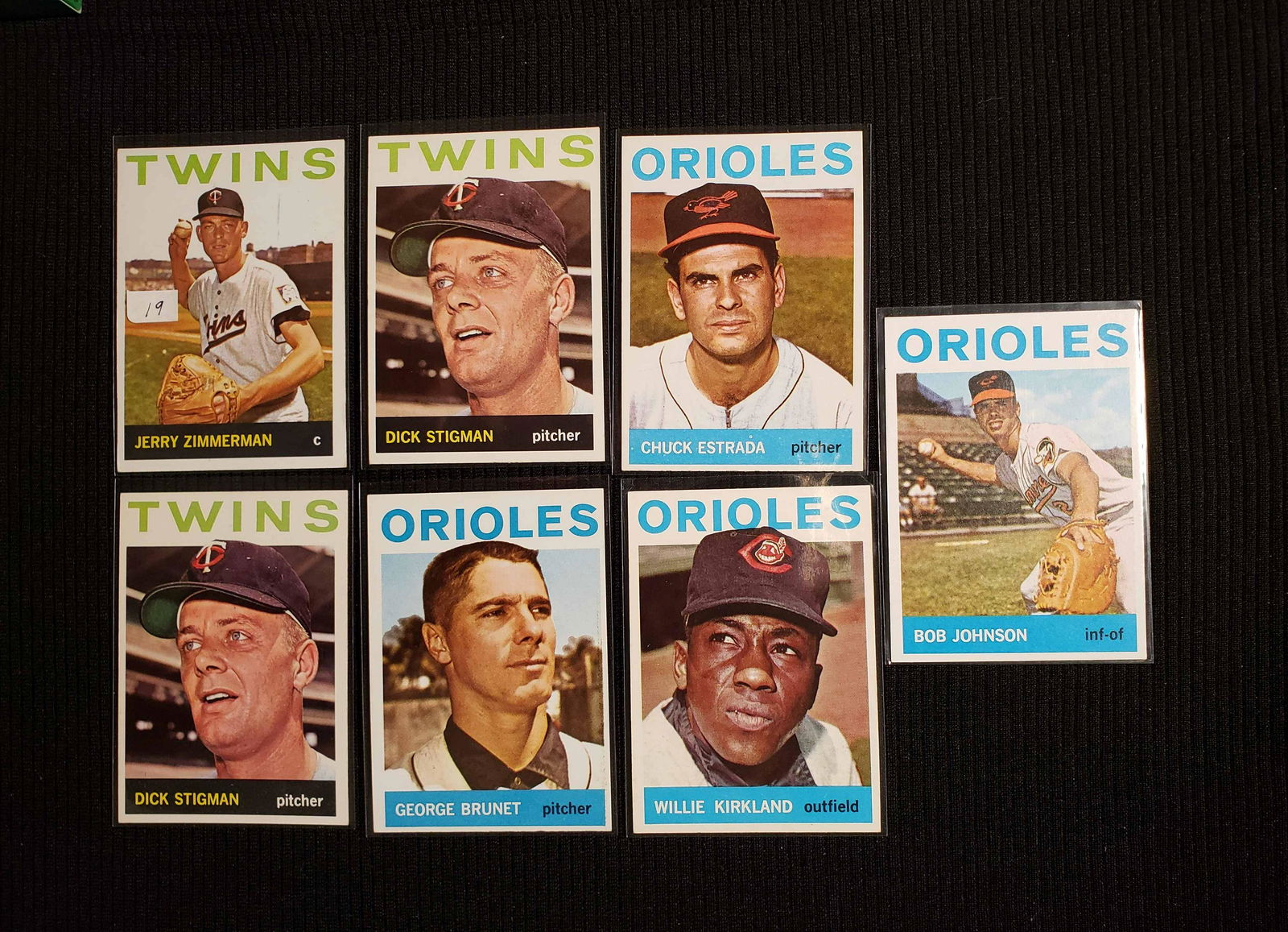 VINTAGE 1964 TOPPS BASEBALL CARDS BETTER GRADE EX+/NRMT (1 of 1)