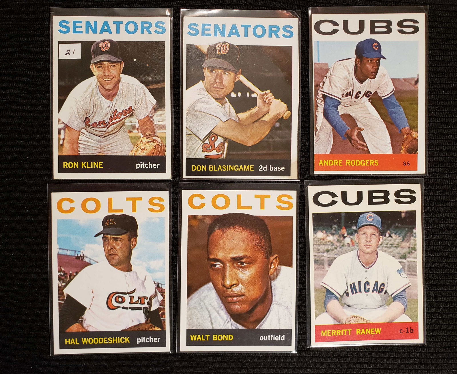 VINTAGE 1964 TOPPS BASEBALL CARDS BETTER GRADE EX+/NRMT (1 of 1)