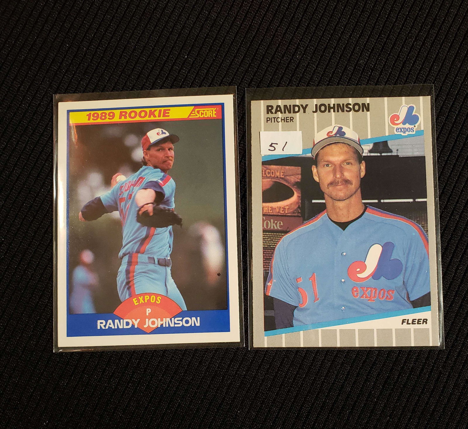 RANDY JOHNSON "THE BIG UNIT" ROOKIE CARDS (1 of 1)