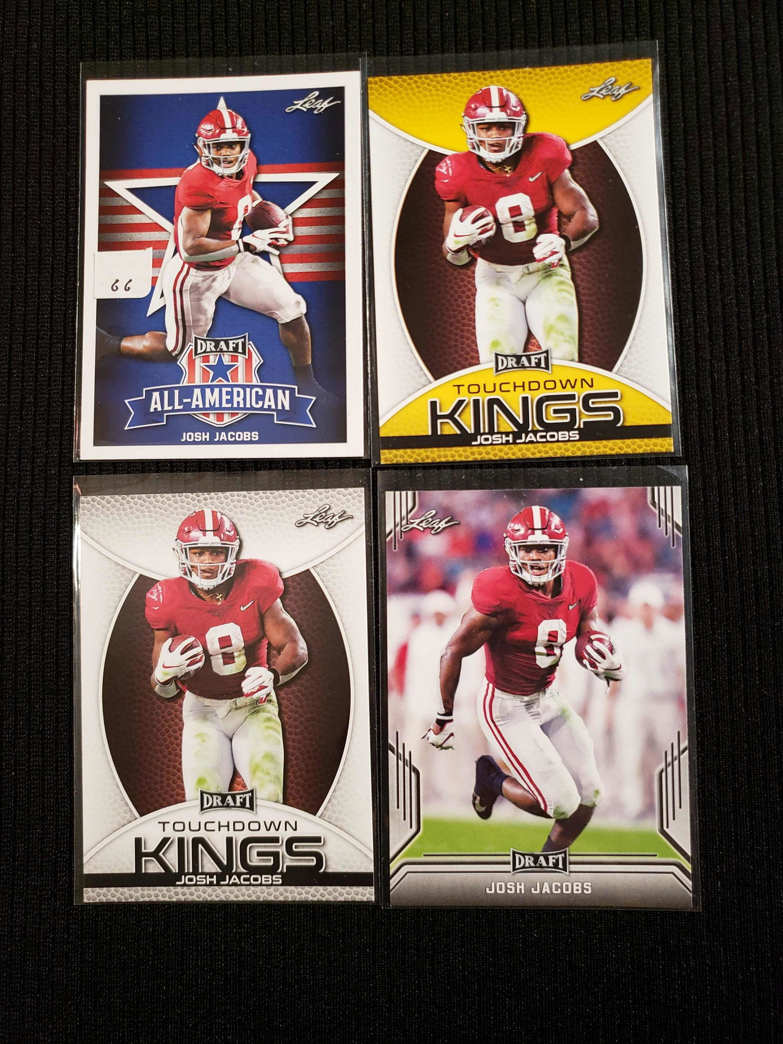 2019 LEAF DRAFT JOSH JACOBS OAKLAND RAIDERS ROOKIE (1 of 1)