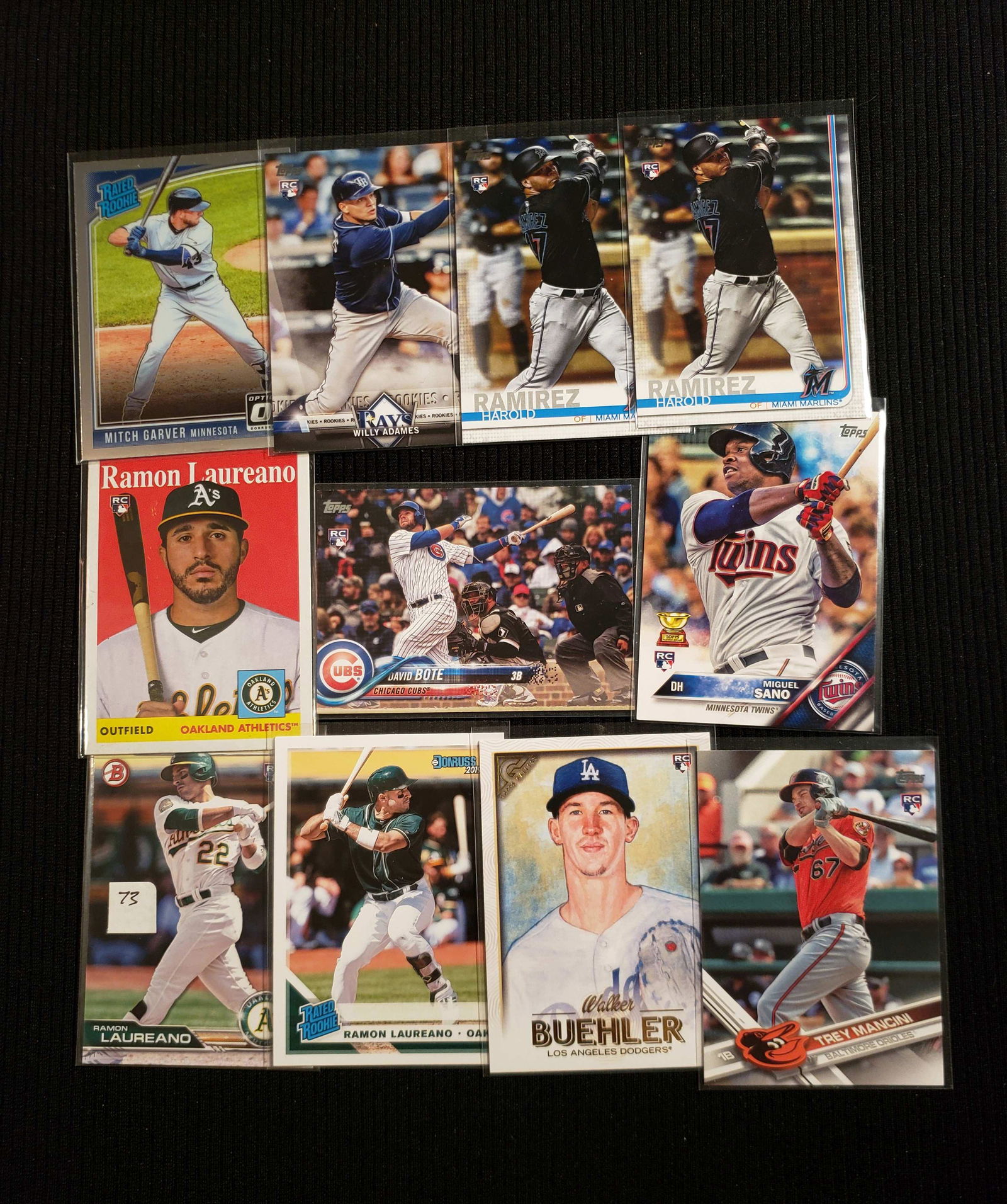 BASEBALL ROOKIES AND PROSPECTS CARDS (1 of 1)