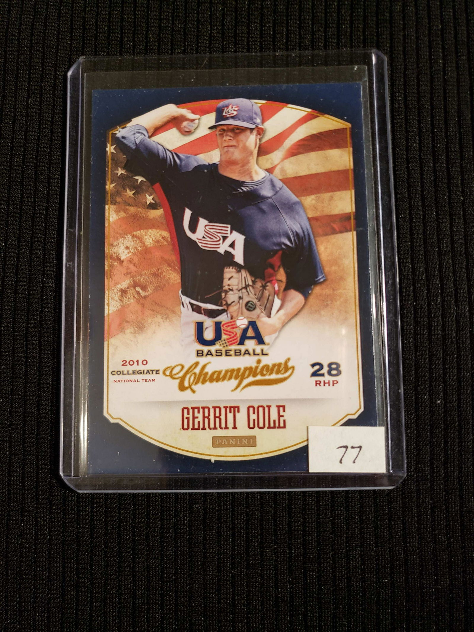 GERRIT COLE TEAM USA ROOKIE CARD (1 of 1)
