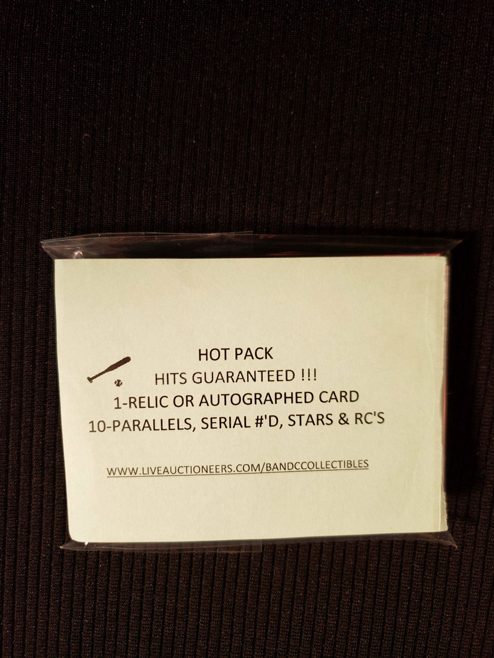 BASEBALL HOT PACK WITH A HIT IN EVERY PACK (1 of 1)