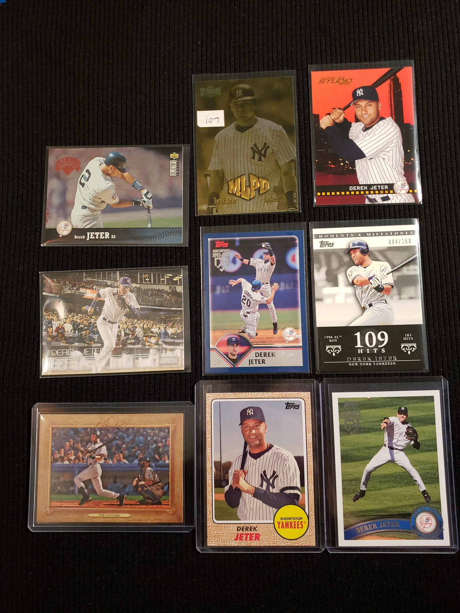 DEREK JETER BASEBALL CARD COLLECTION (1 of 1)