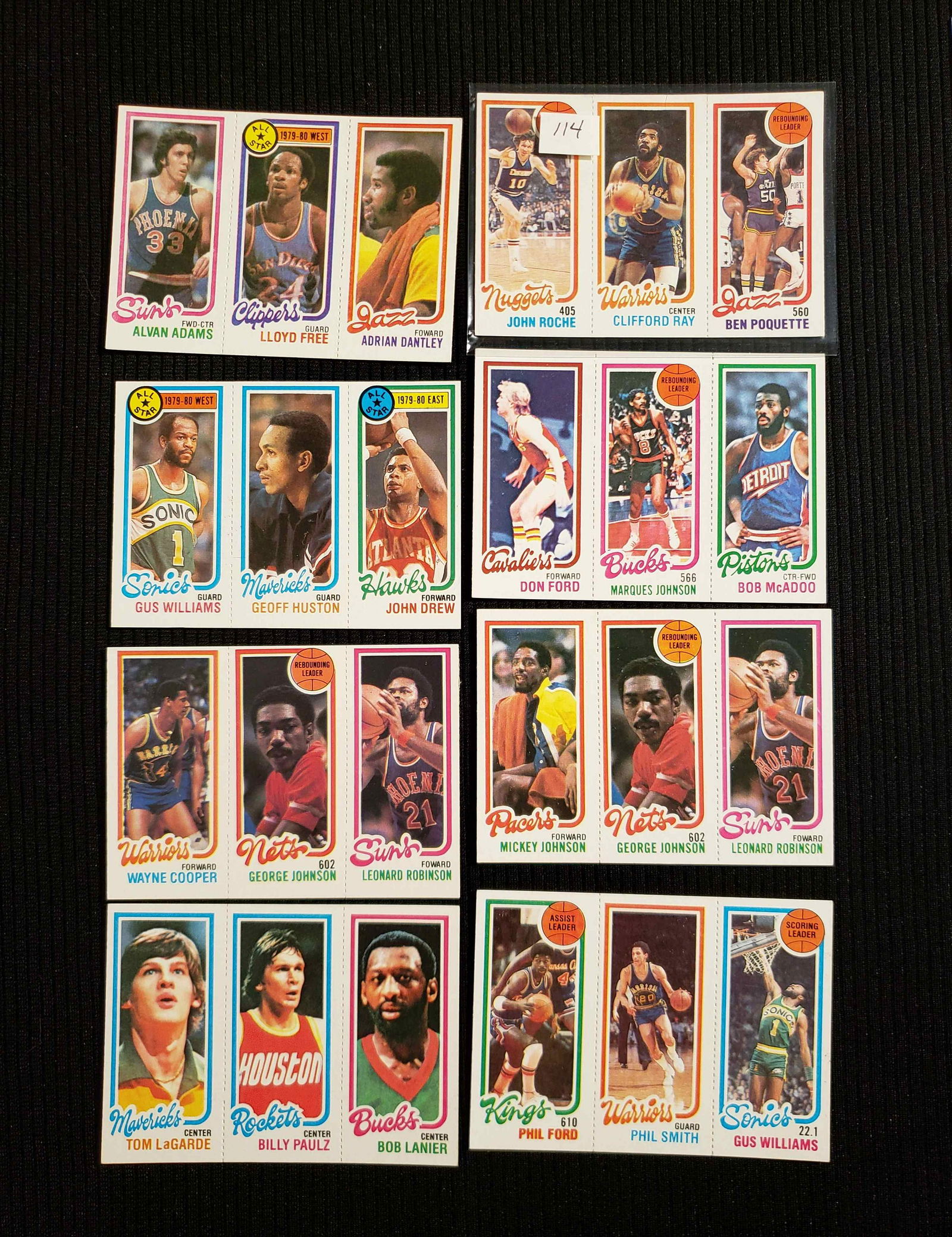 VINTAGE 1980-81 TOPPS NBA BASKETBALL CARDS (1 of 1)