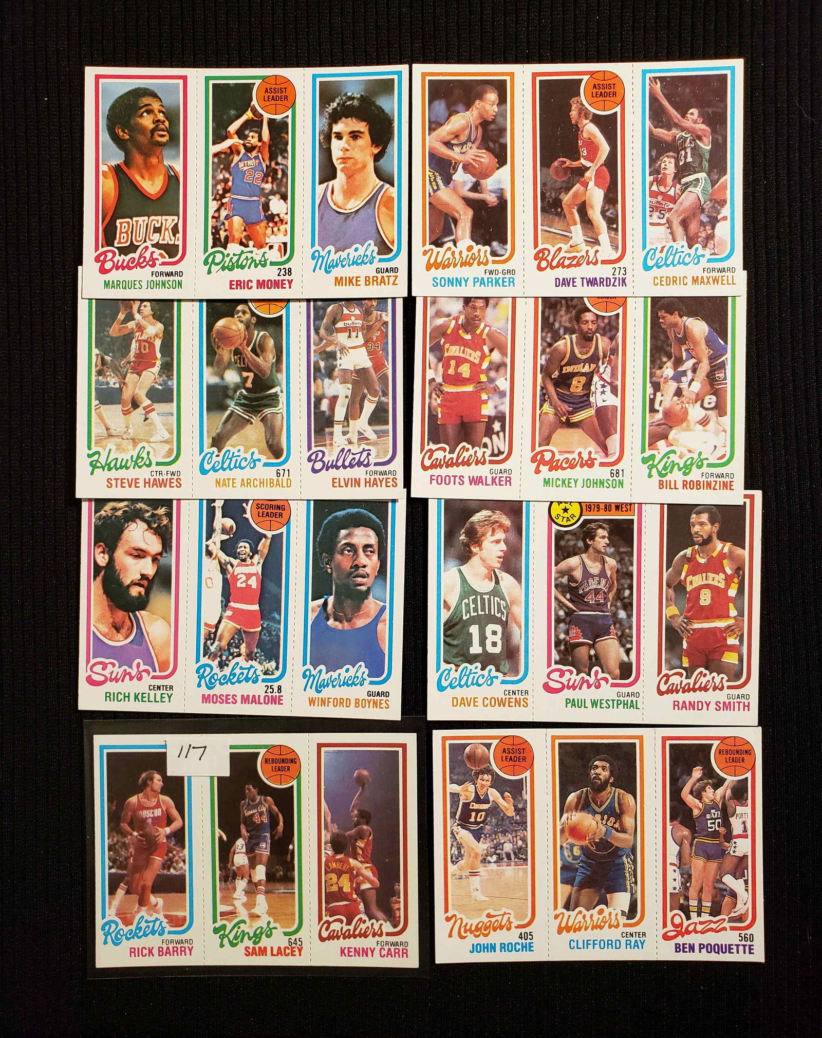 VINTAGE 1980-81 TOPPS NBA BASKETBALL CARDS (1 of 1)
