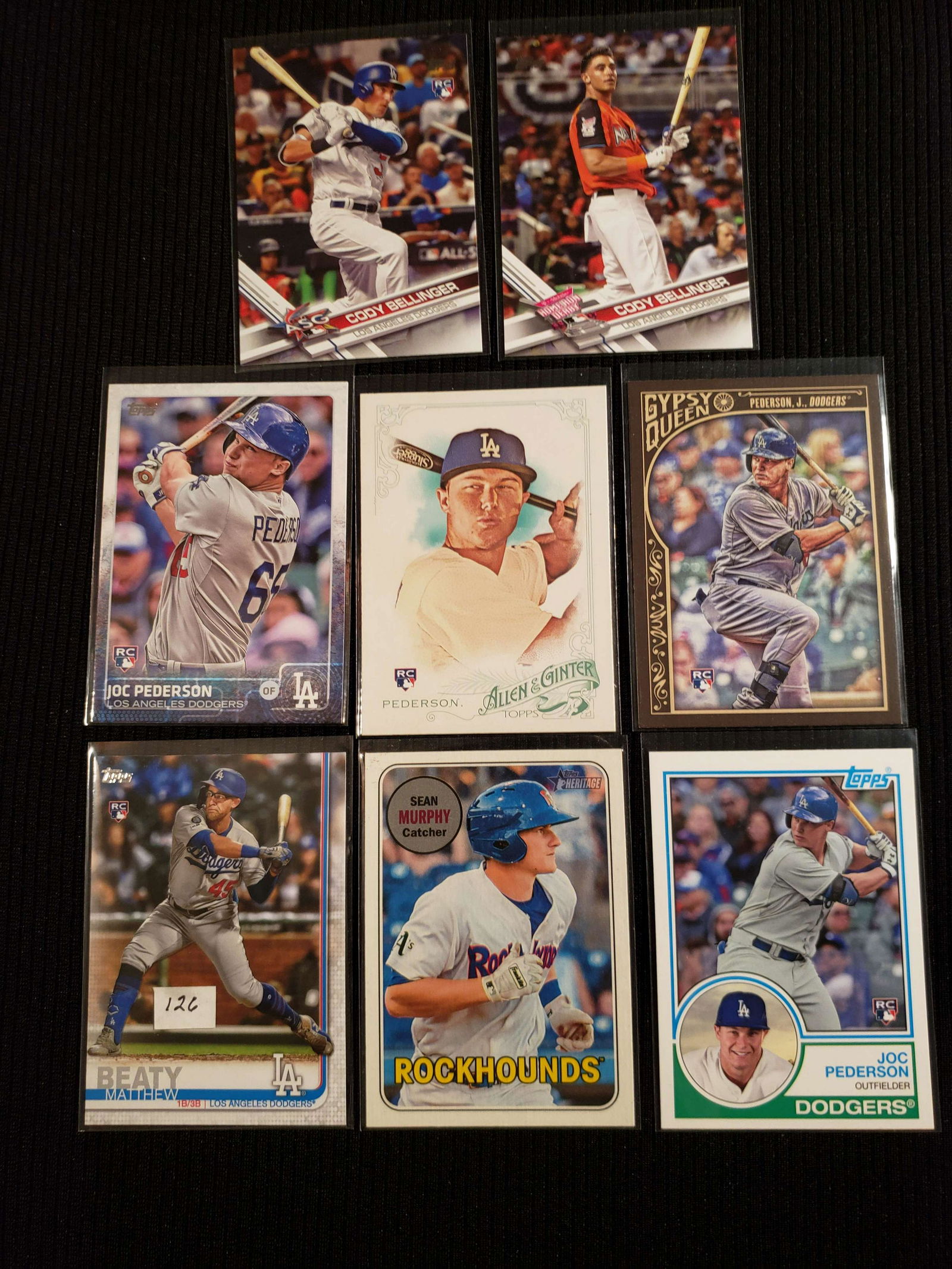 LOS ANGELES DODGERS ROOKIE CARD LOT (1 of 1)