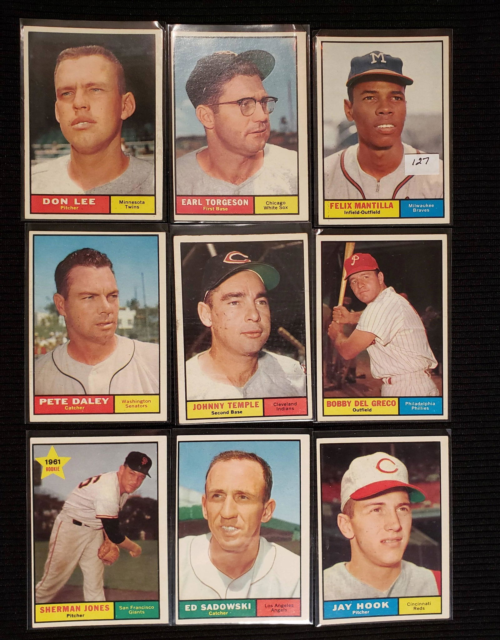 VINTAGE TOPPS BASEBALL CARDS NRMT+ CONDITION (1 of 1)