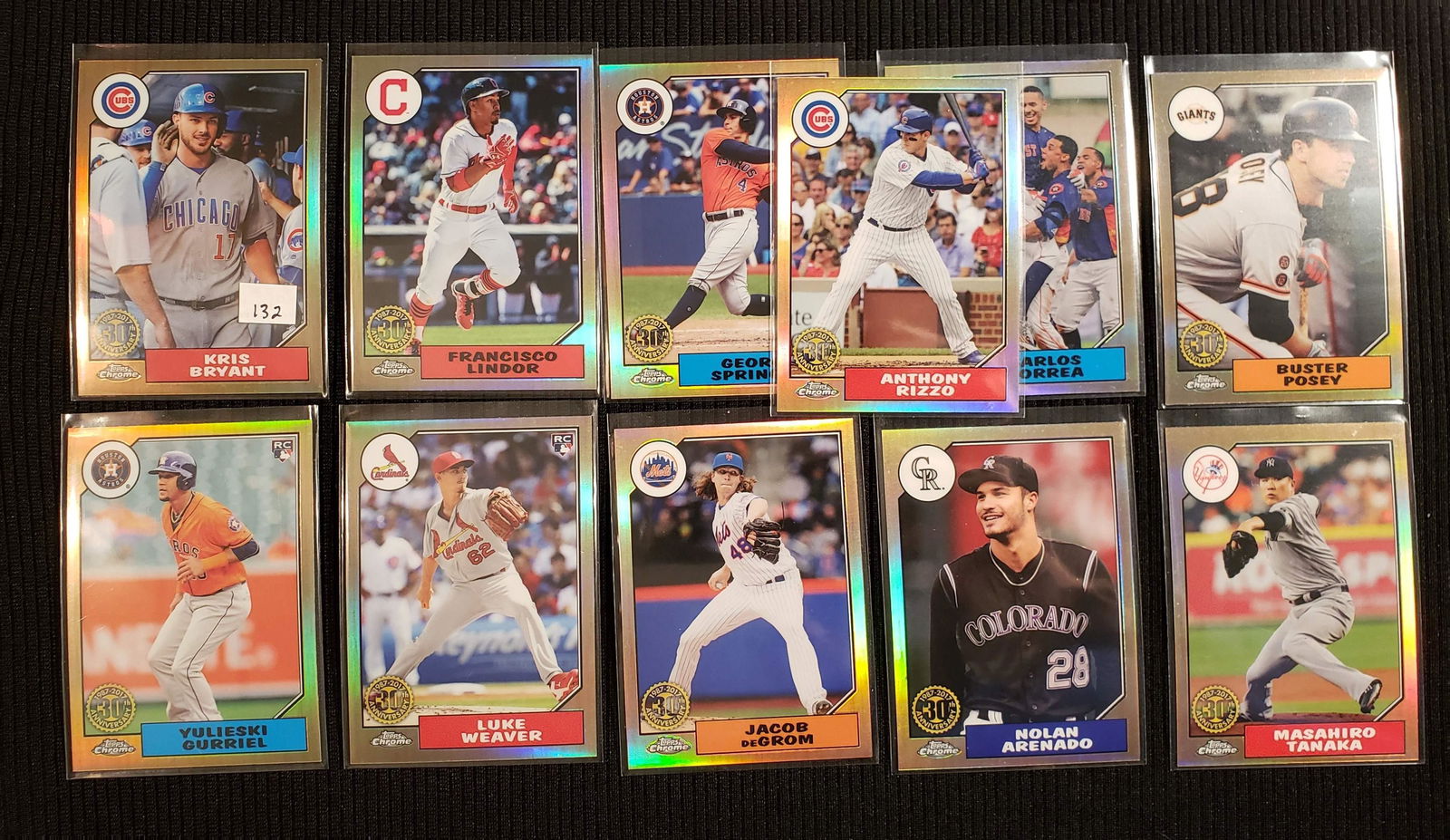 TOPPS 1987 ANNIVERSARY SP INSERT  REFRACTORS (1 of 1)