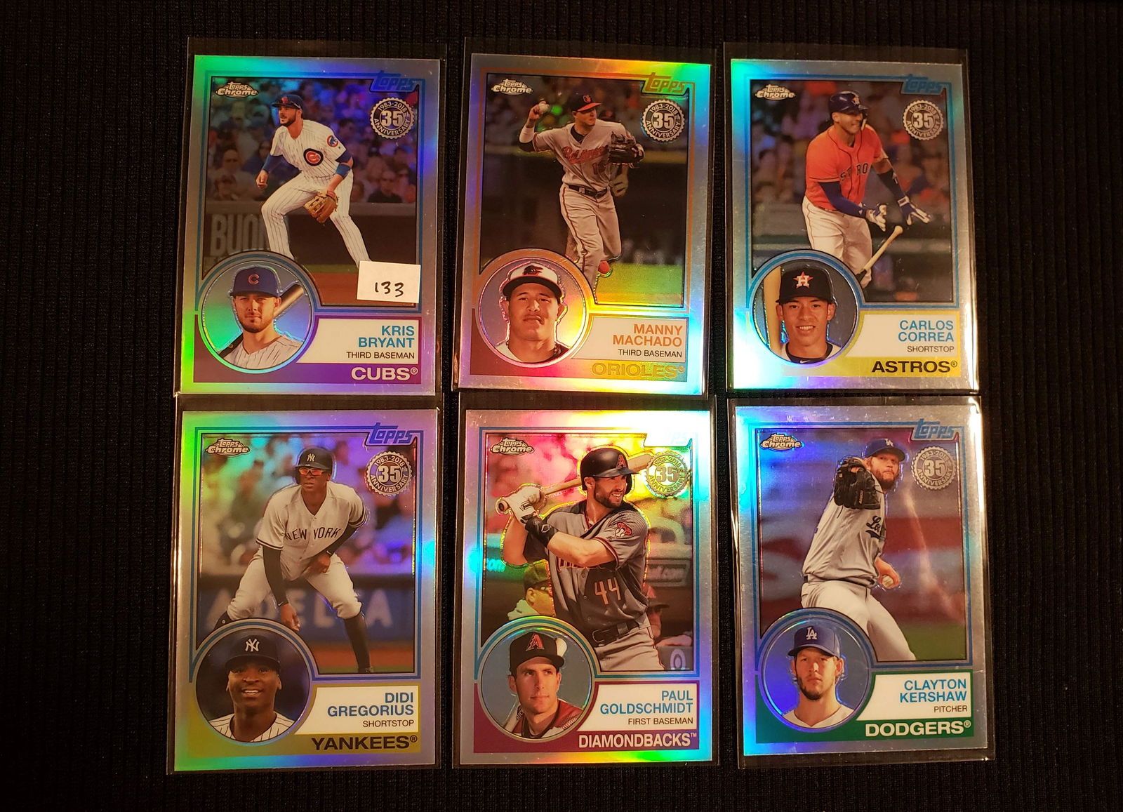 TOPPS 1983 ANNIVERSARY SP INSERT  REFRACTORS (1 of 1)