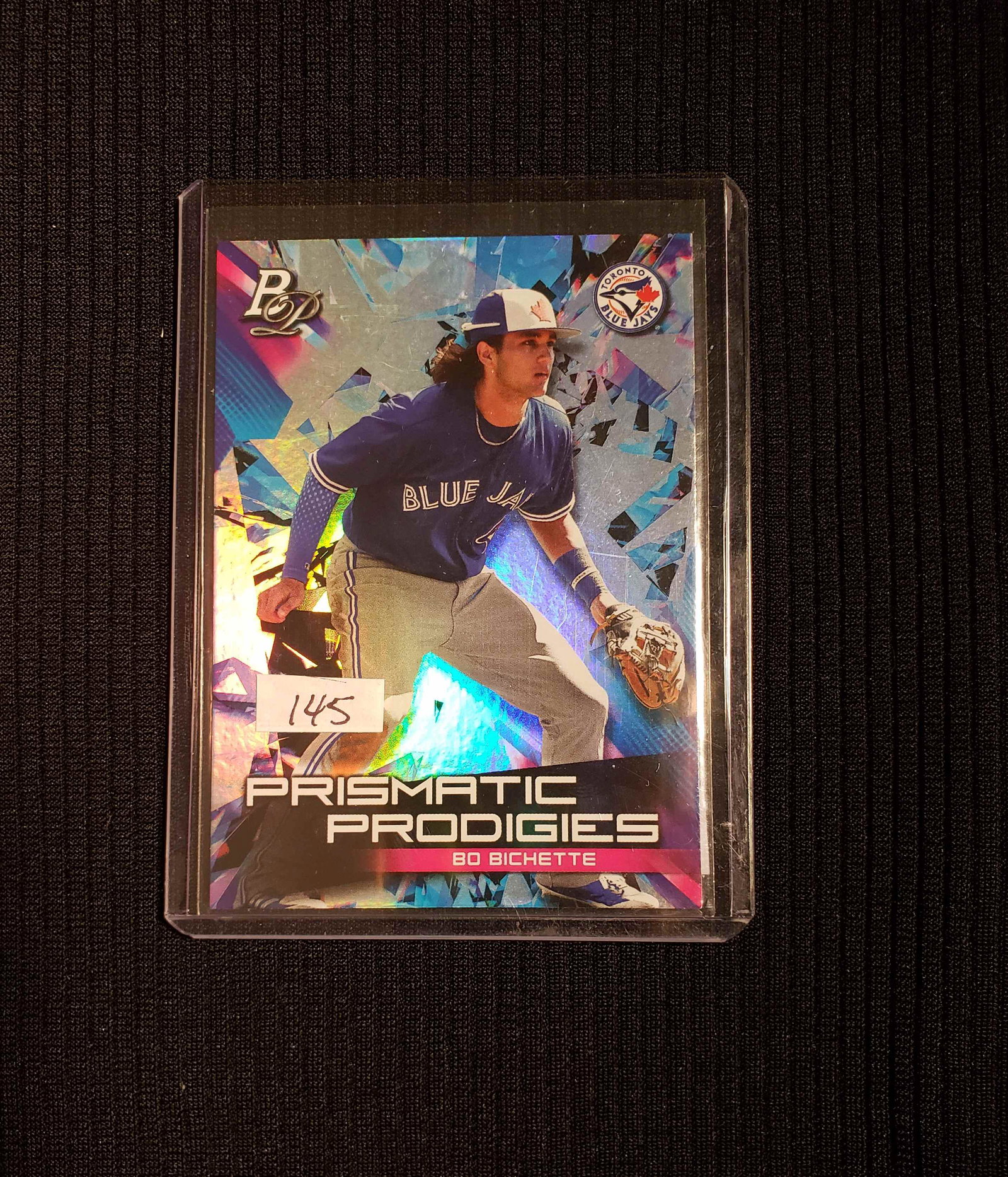 BO BICHETTE TORONTO BLUEJAYS ROOKIE INSERT: BOWMAN PLATINUM PRISMATIC PRODIGIES