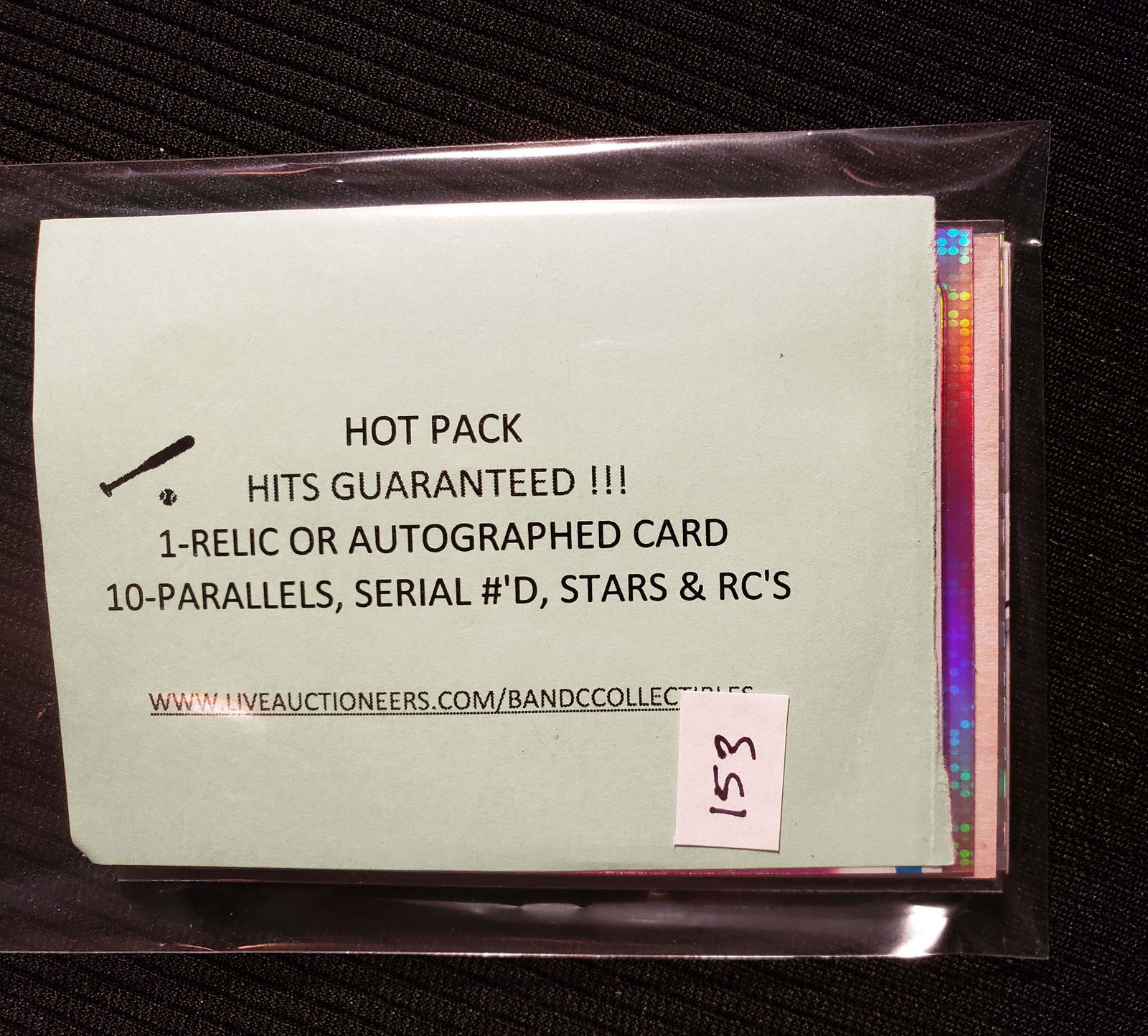 BASEBALL HOT PACK WITH A HIT IN EVERY PACK (1 of 1)