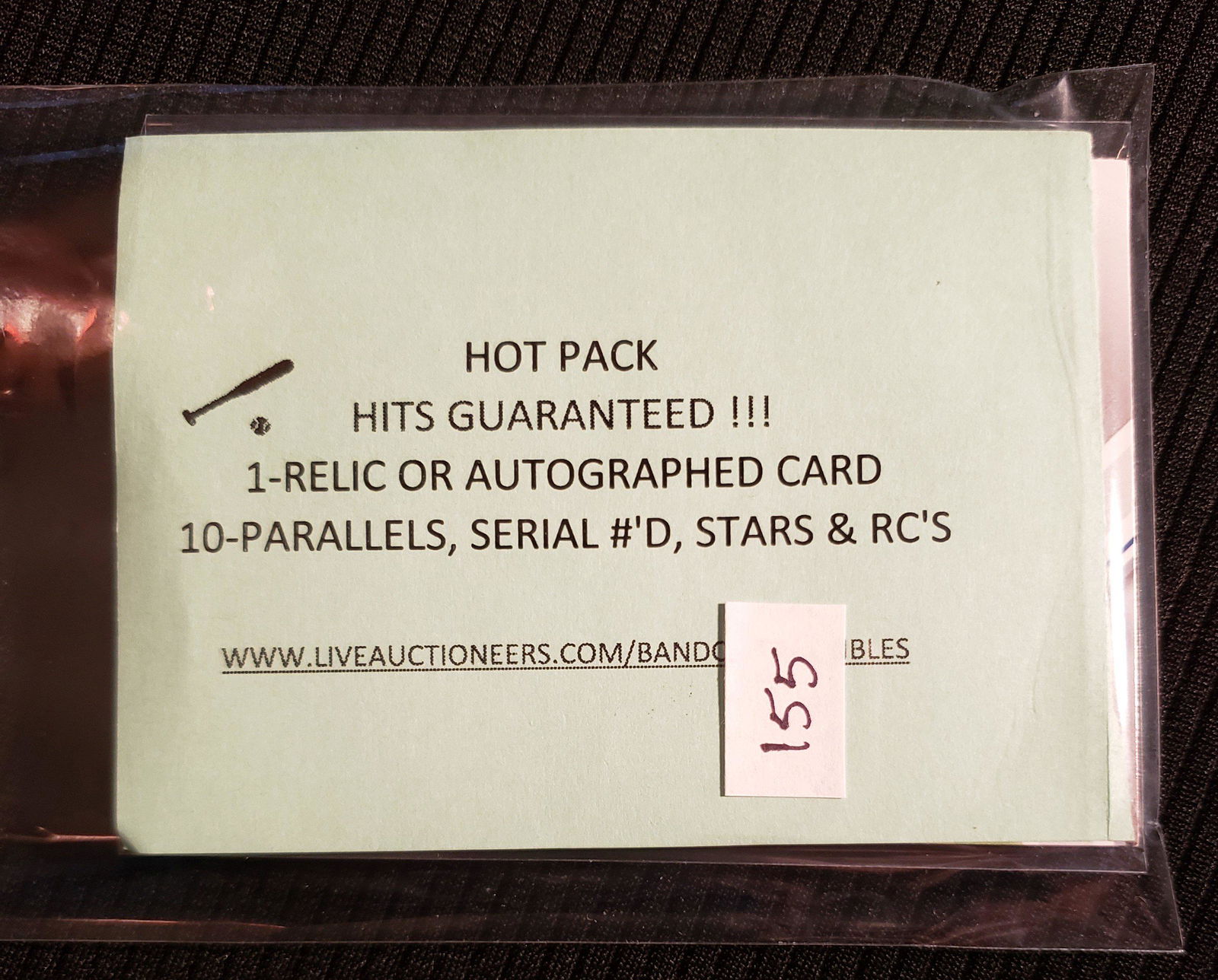 BASEBALL HOT PACK WITH A HIT IN EVERY PACK (1 of 1)