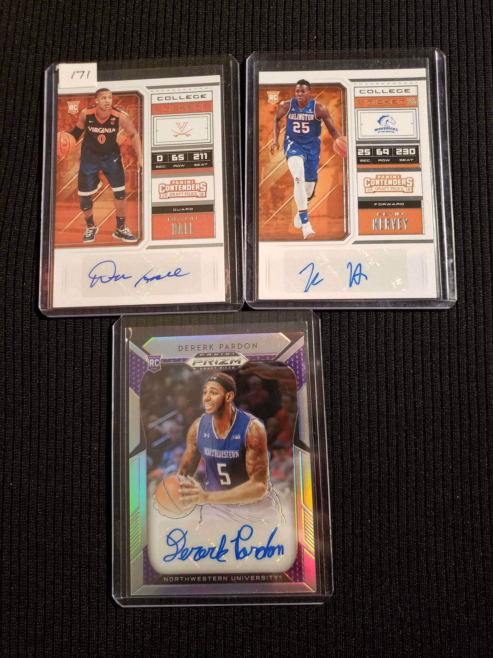 PANINI CONTENDERS COLLEGE TICKET ROOKIE AUTOS: PANINI CONTENDERS COLLEGE TICKET ROOKIE AUTOS WITH DERERK PARDON SILVR PRIZM AUTO