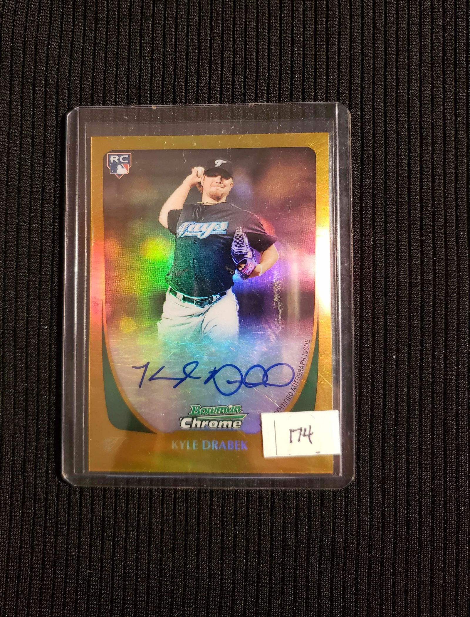 2011 BOWMAN CHROME SHORT PRINT GOLD PARALLEL 02/50 (1 of 1)