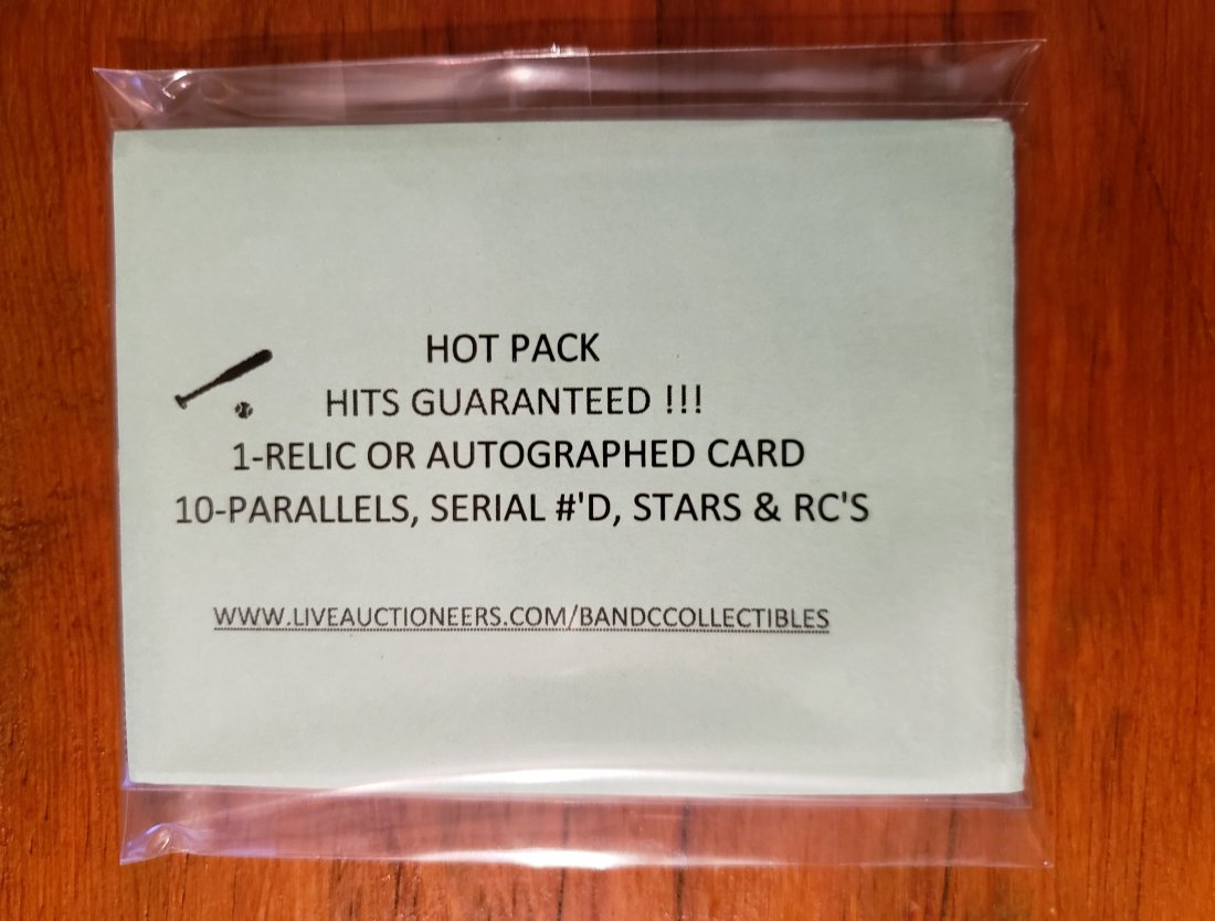 BASEBALL HOT PACK WITH A HIT IN EVERY PACK (1 of 1)