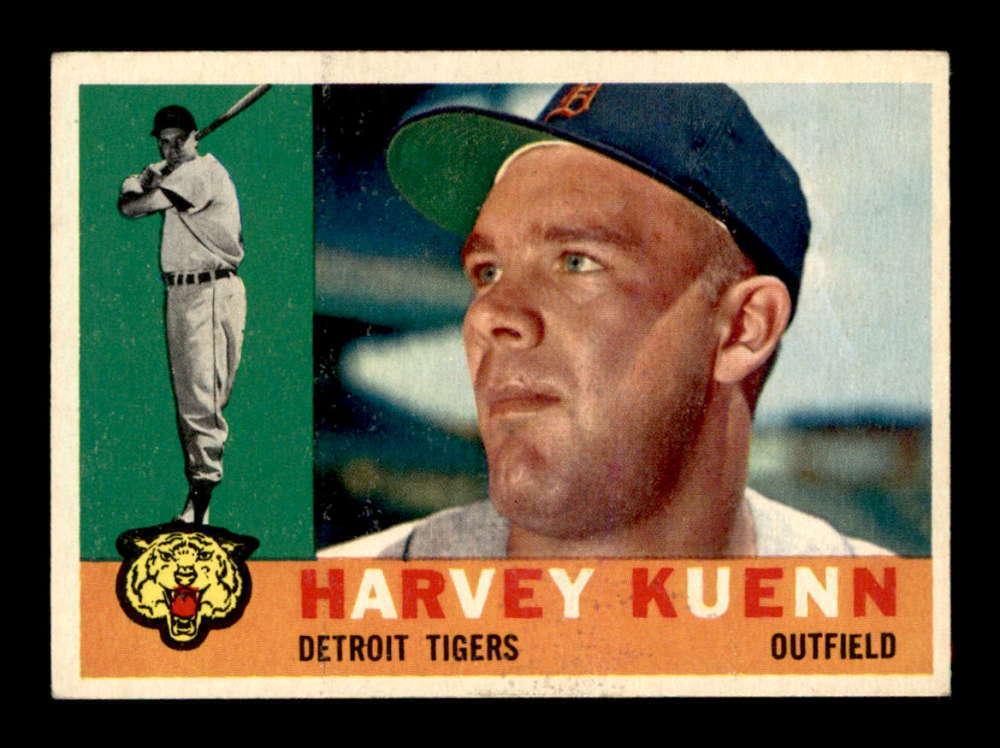 VINTAGE BASEBALL CARD 1960 TOPPS BETTER GRADE: 1960 Topps #330 Harvey Kuenn EX+