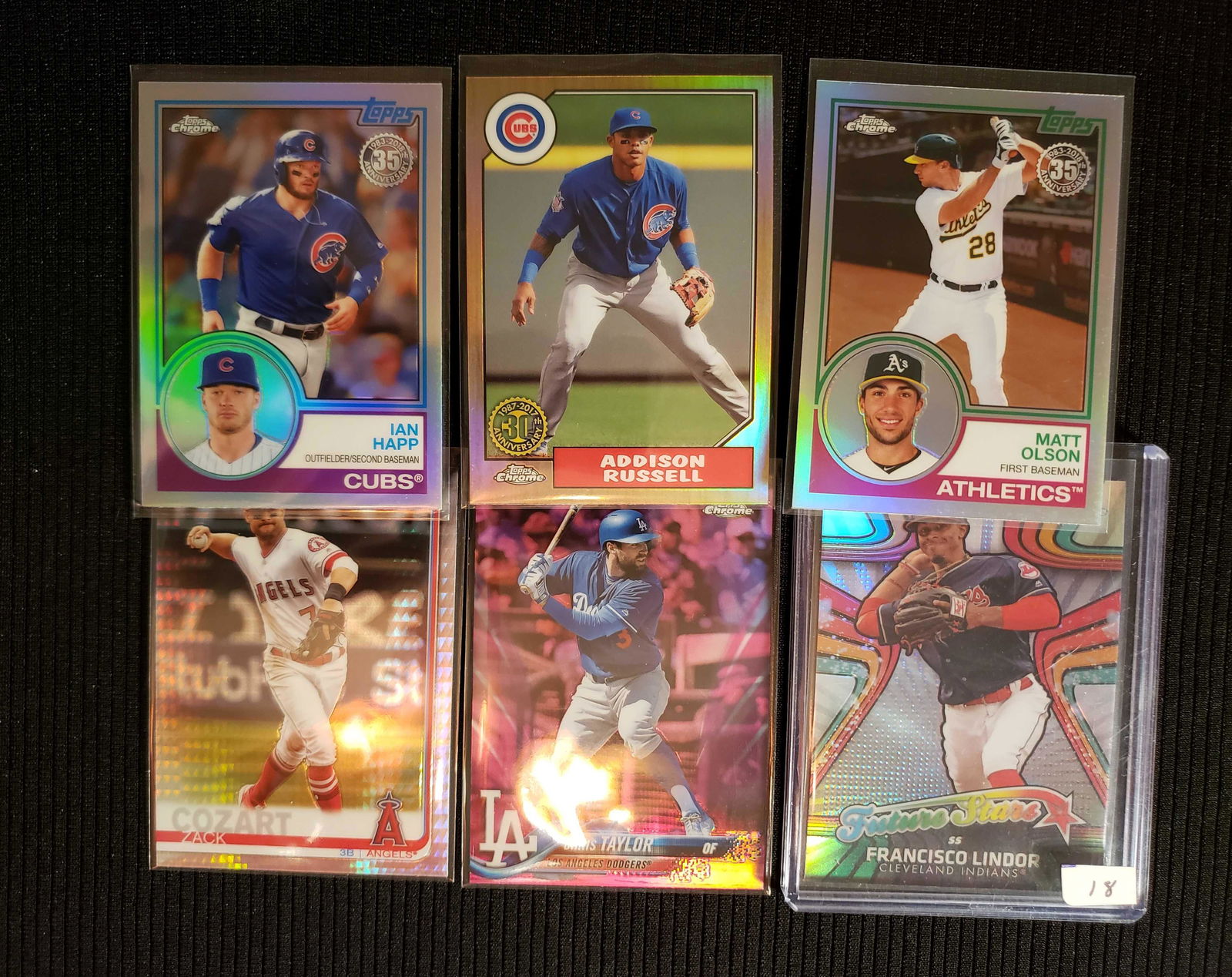 TOPPS CHROME BASEBALL REFRACTORS AND SPS (1 of 1)