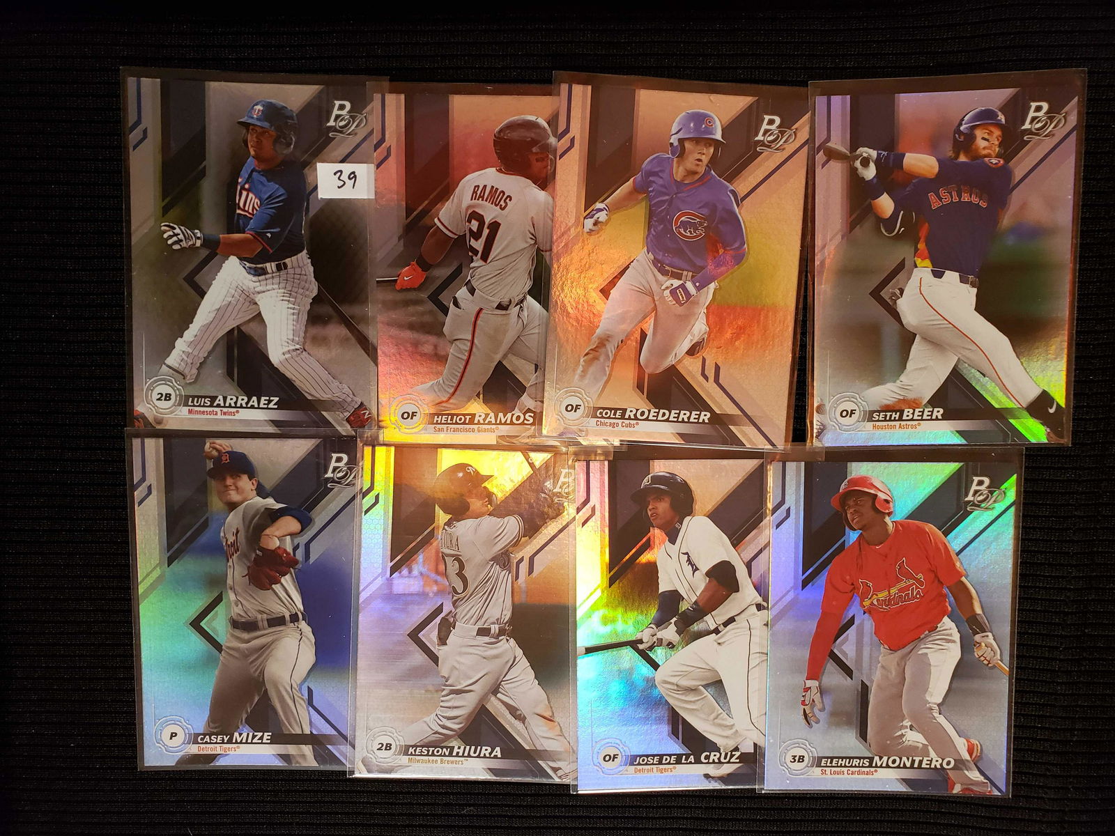 2019 BOWMAN PLATINUM ROOKIE CARDS (1 of 1)