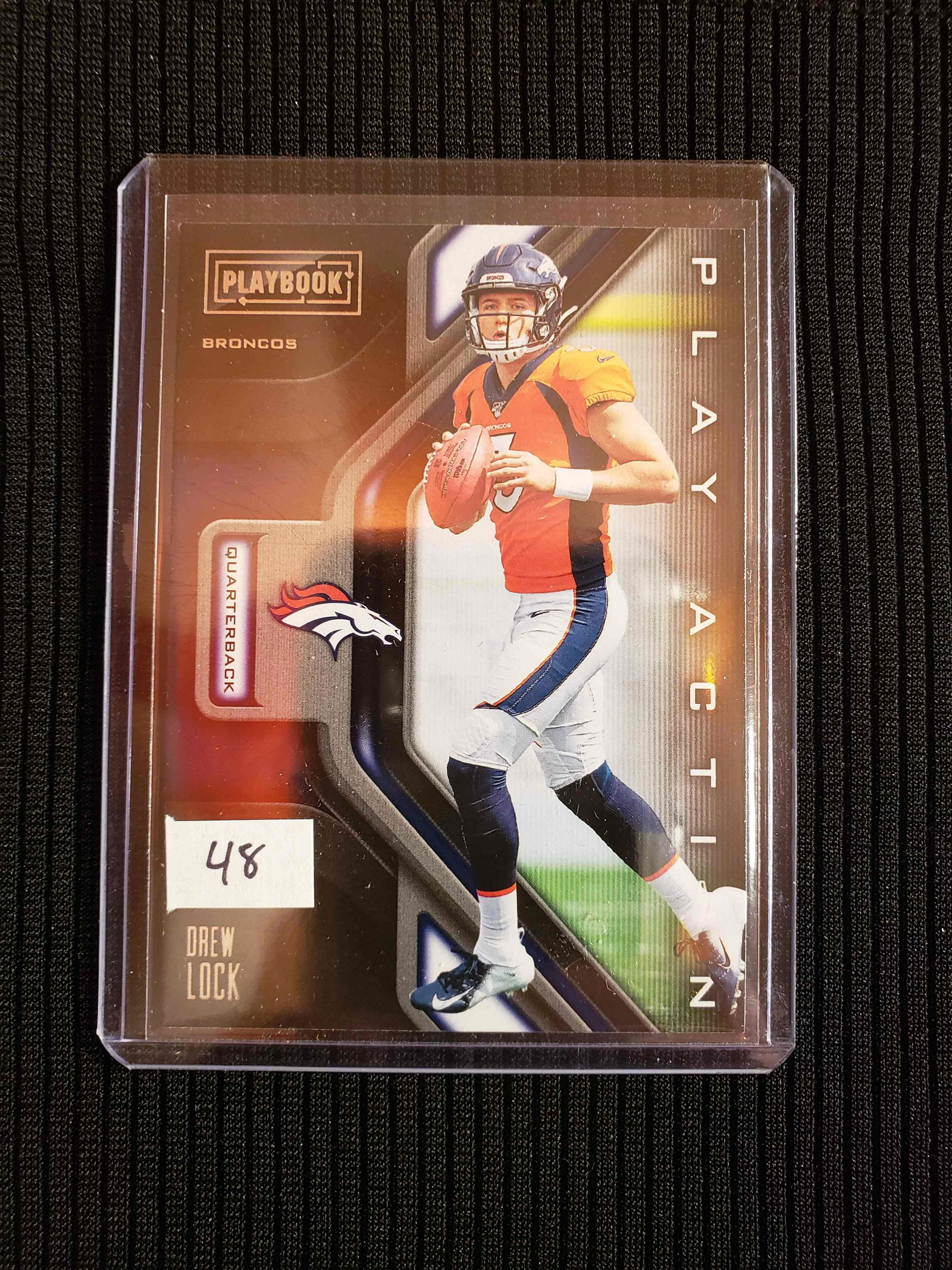 DREW LOCK DENVER BRONCOS ROOKIE CARD (1 of 1)
