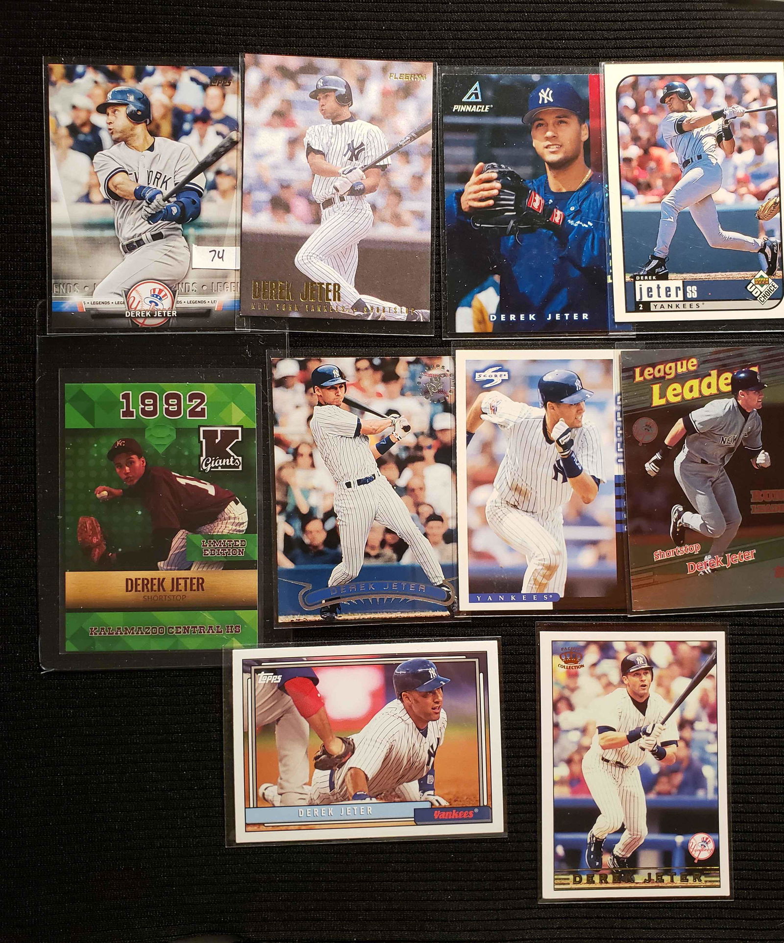 DEREK JETER BASEBALL CARD COLLECTION WITH RC (1 of 1)