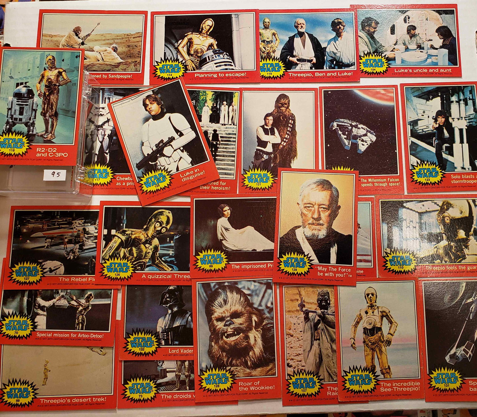 ORIGINAL 1977 STAR WARS MOVIE TRADING CARDS (1 of 1)