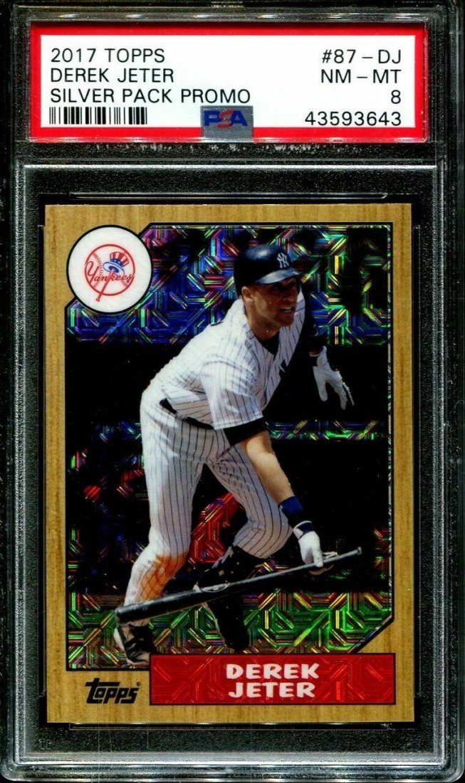 DEREK JETER (POP 2!) PSA GRADED SHORT PRINT INSERT (1 of 1)