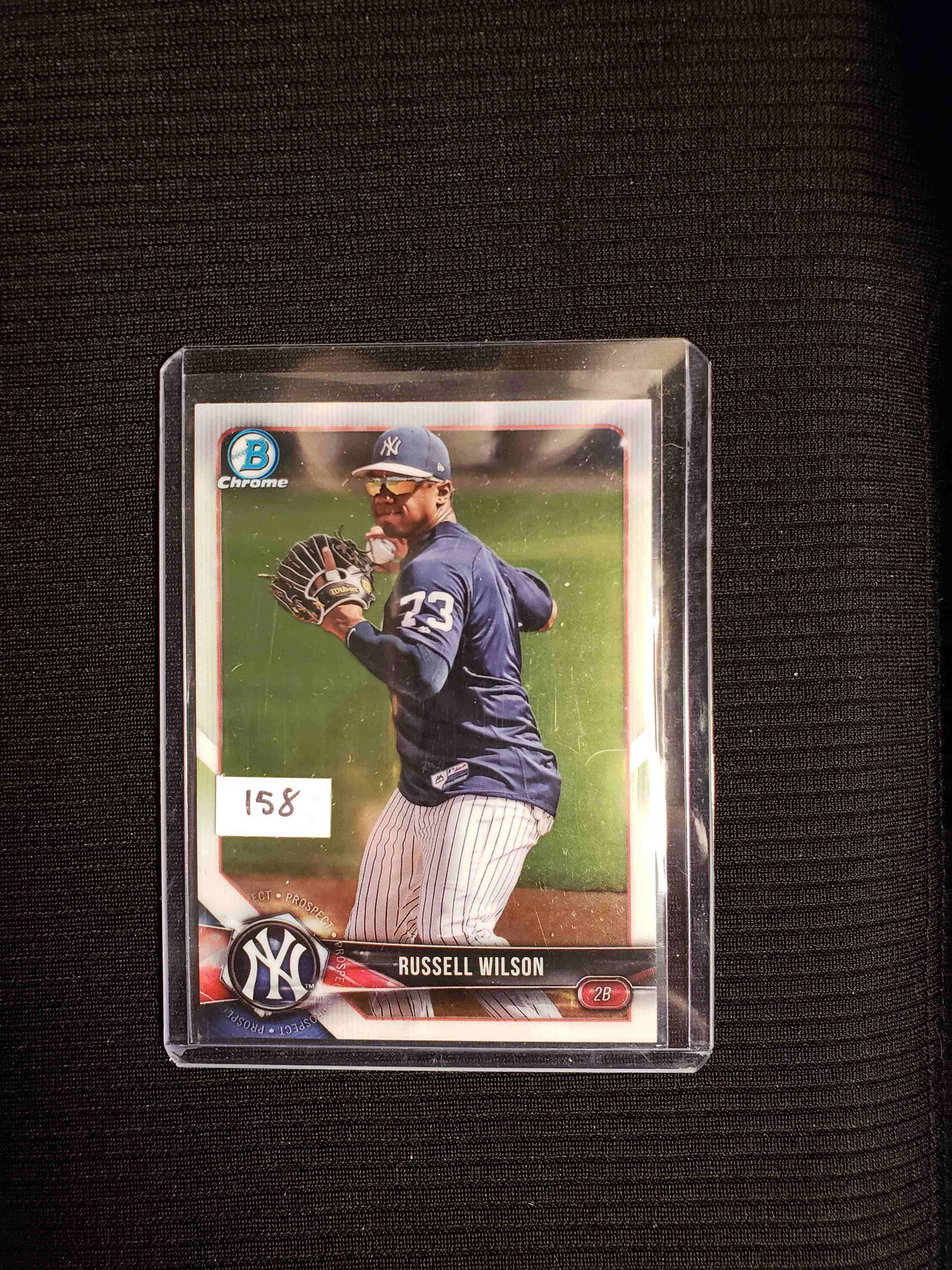 RUSSELL WILSON NEW YORK YANKEES ROOKIE CARD (1 of 1)
