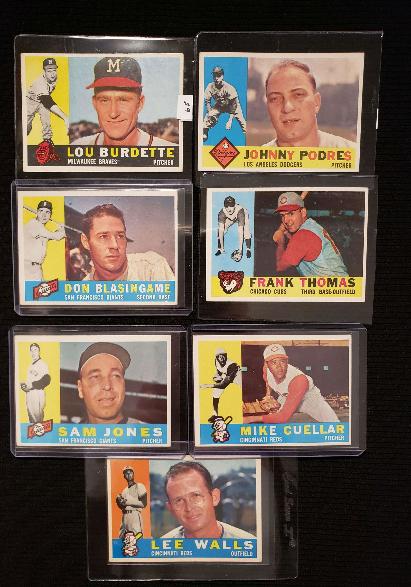 1960 TOPPS BASEBALL CARDS EX+/NRMT (1 of 1)