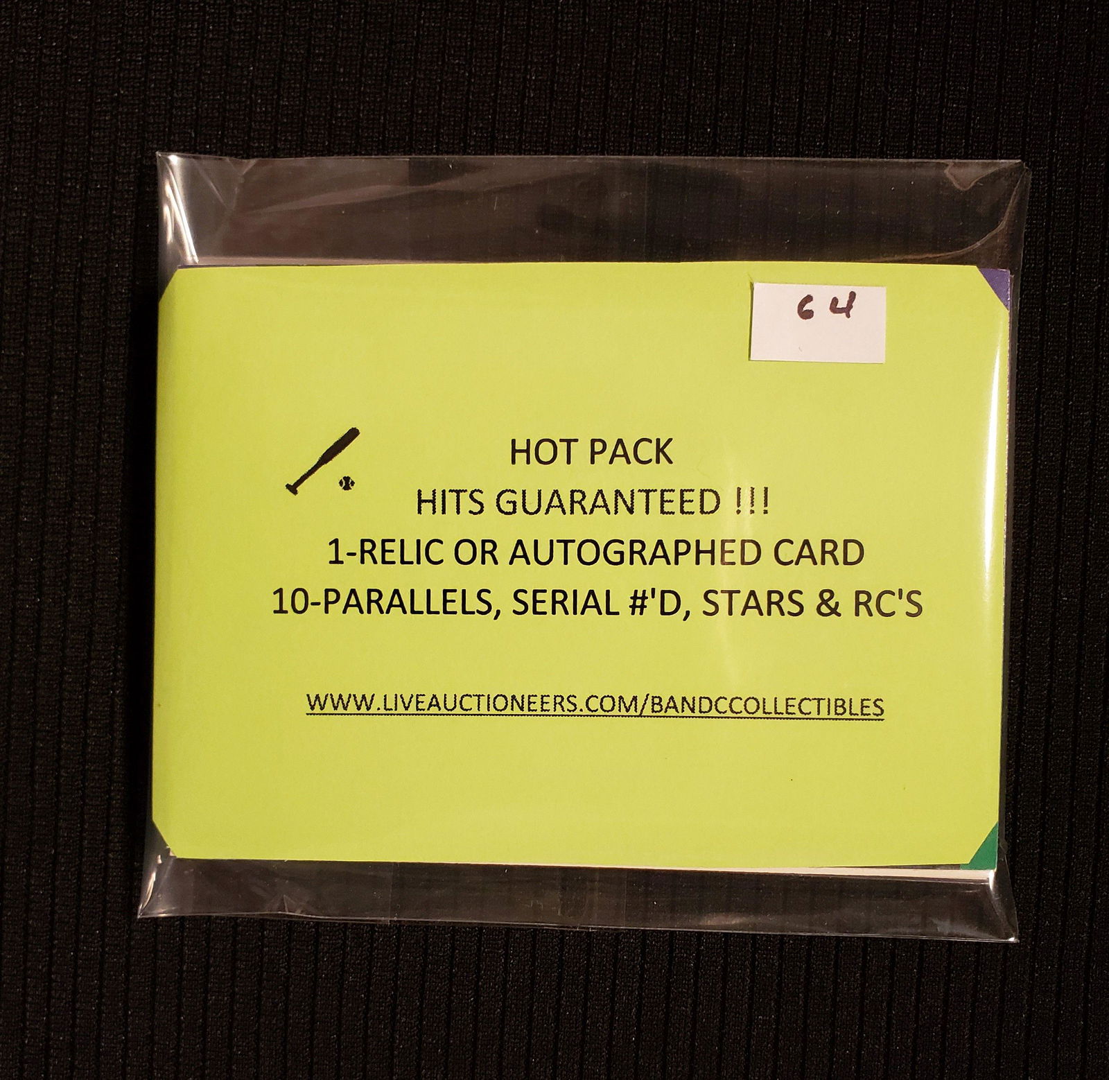 BASEBALL HOT PACK WITH A HIT IN EVERY PACK! (1 of 1)