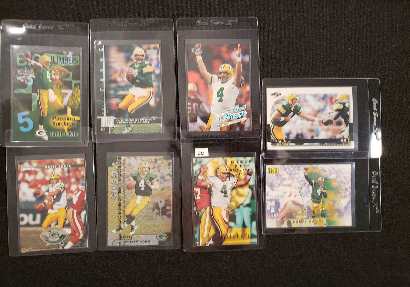 LOT OF 8 BRETT FAVRE GREEN BAY PACKERS CARDS (1 of 1)