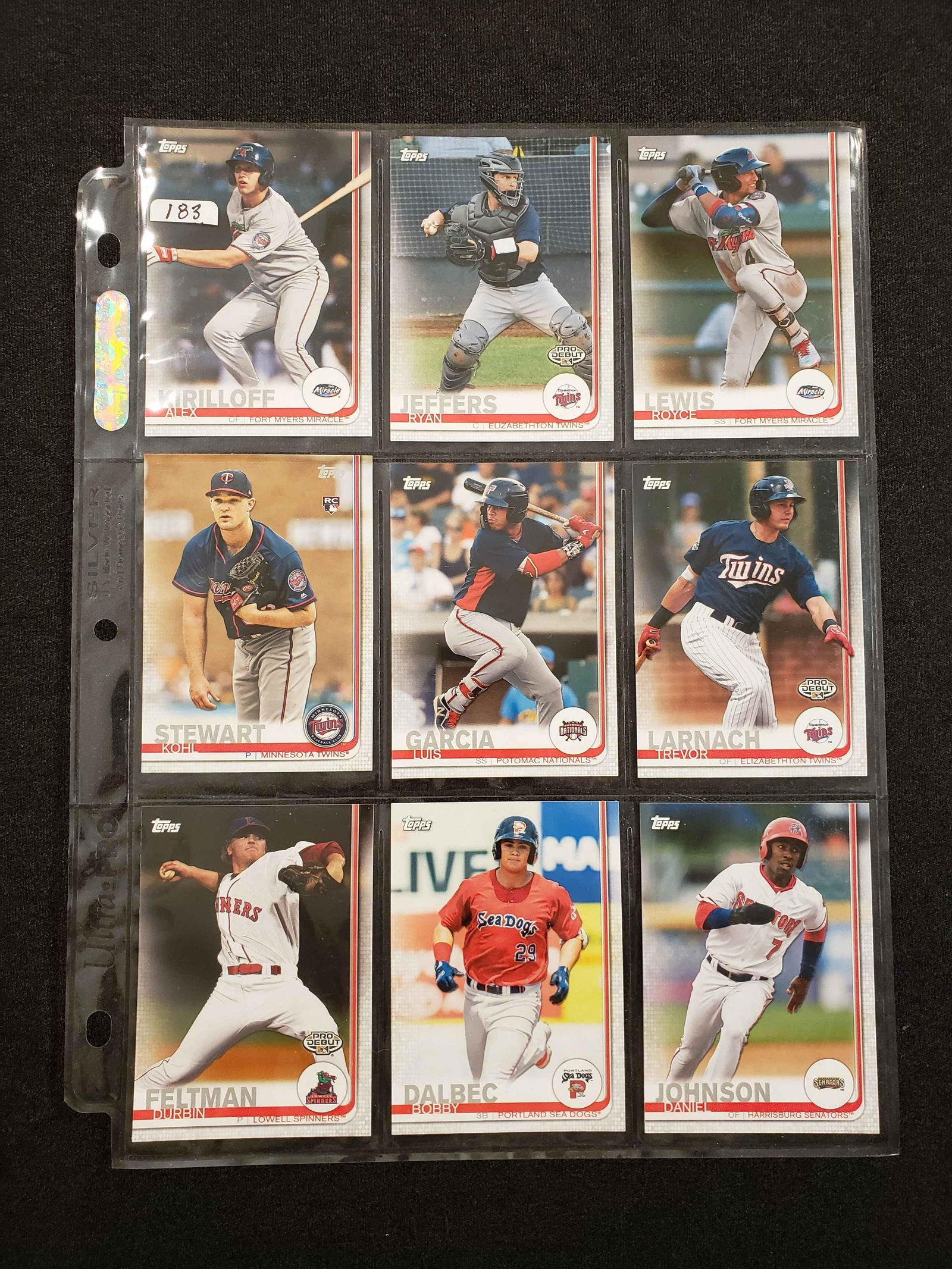 2019 PRO DEBUT ROOKIE PROSPECT CARDS (1 of 1)