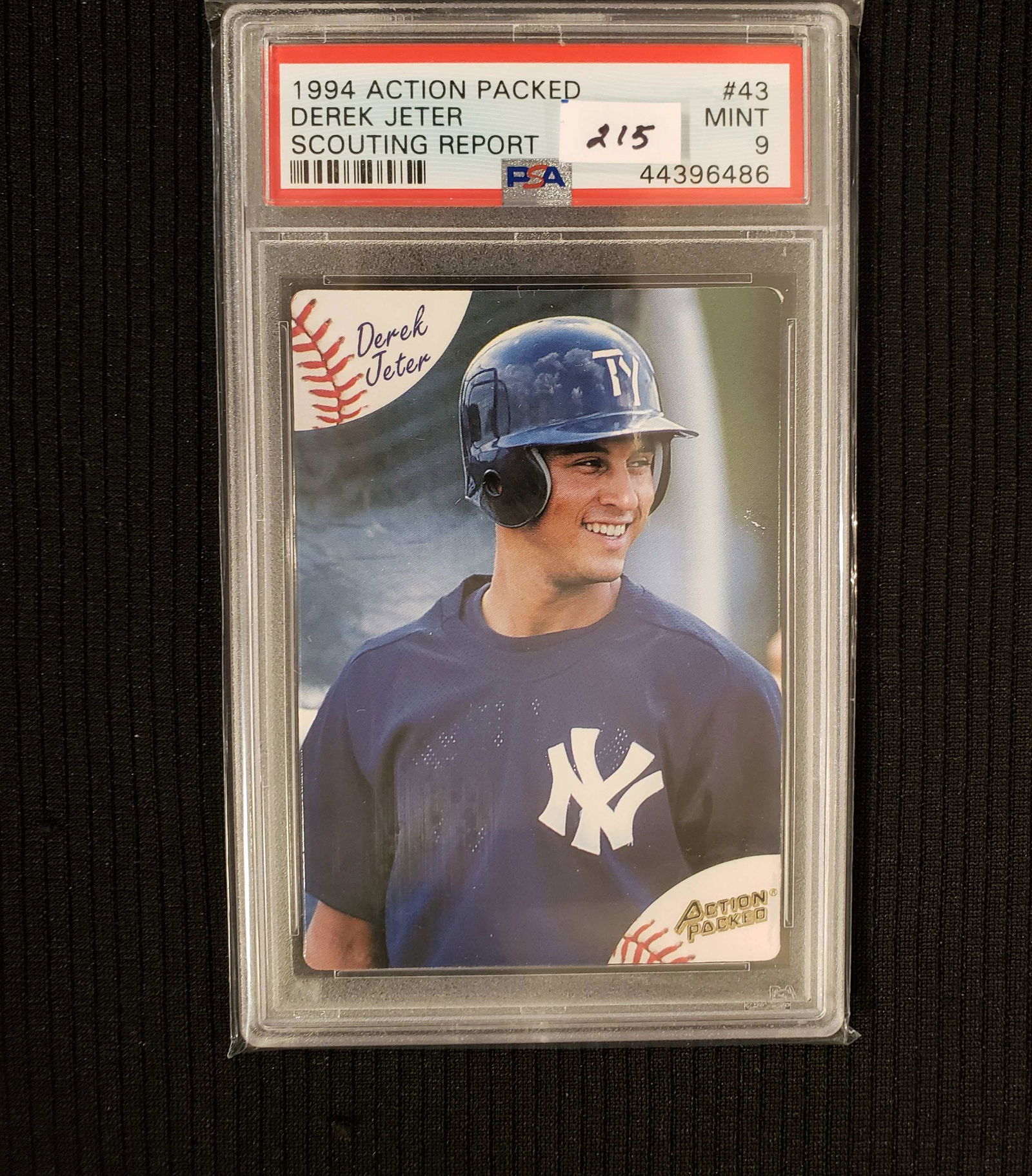 PSA GRADED DEREK JETER ROOKIE CARD PSA 9 MINT (1 of 1)