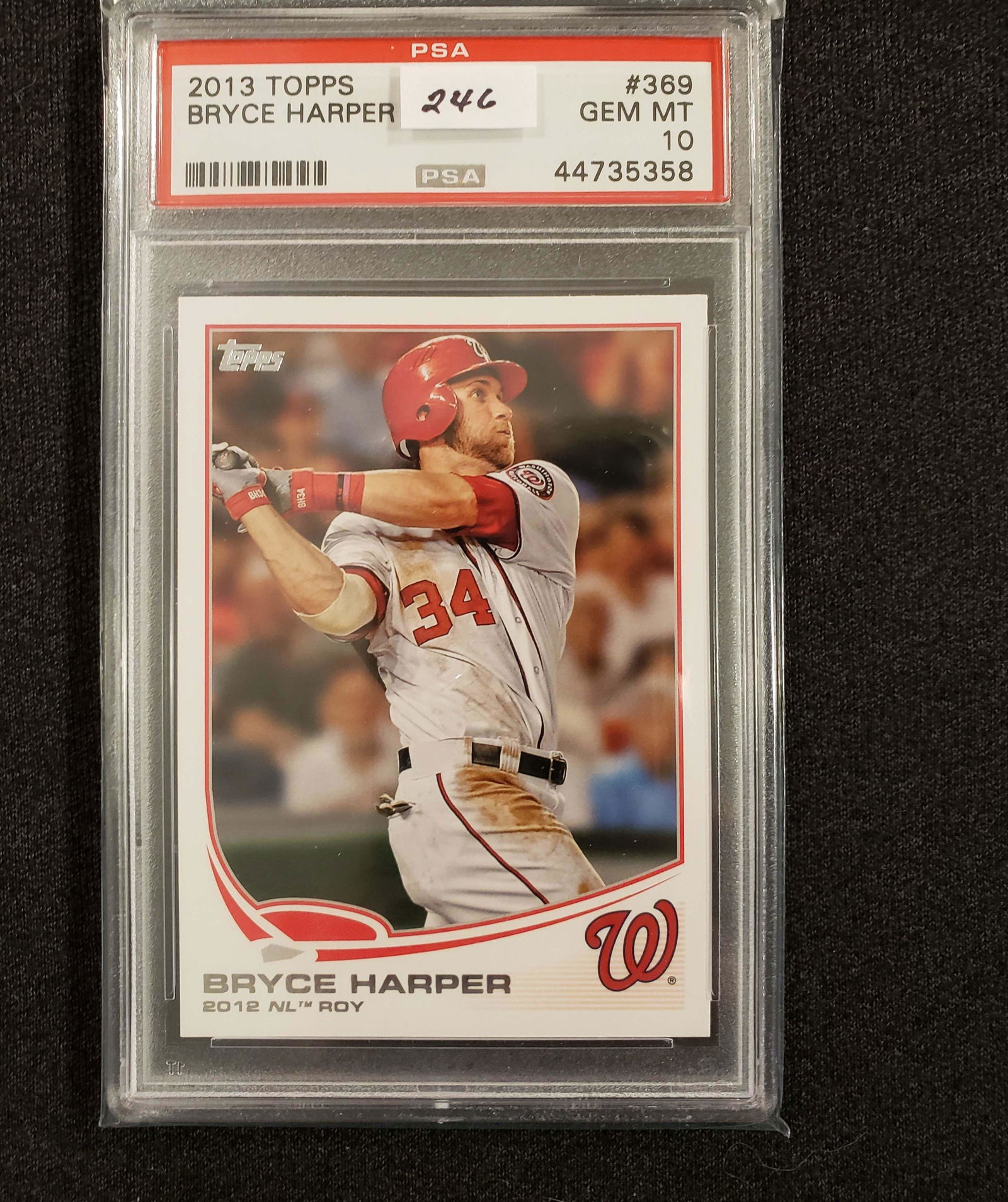 PSA GRADED GEM MINT 10 !!! 2013 TOPPS BRYCE HARPER (1 of 1)