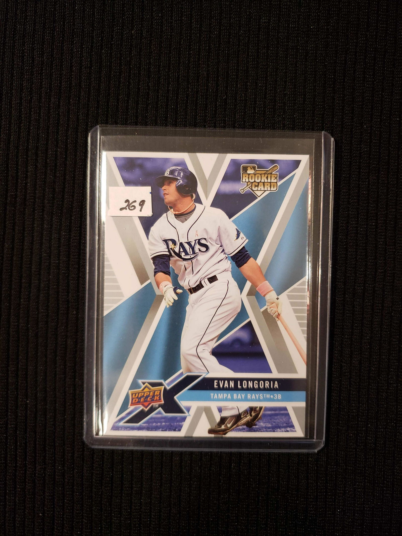 EVAN LONGORIA TAMPA BAY RAYS ROOKIE CARD (1 of 1)