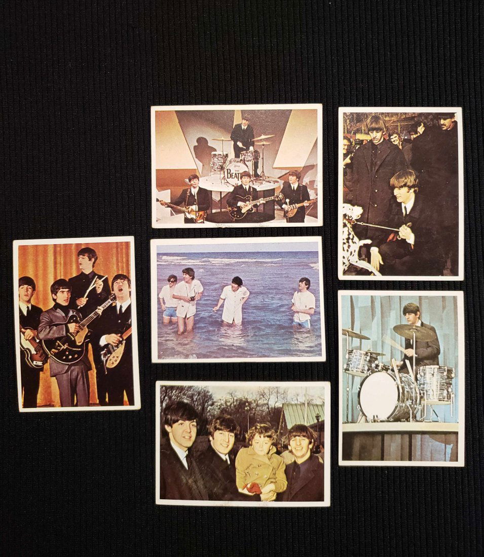 1964 TOPPS BEATLES THE FAB FOUR COLOR TRADING CARDS (1 of 2)