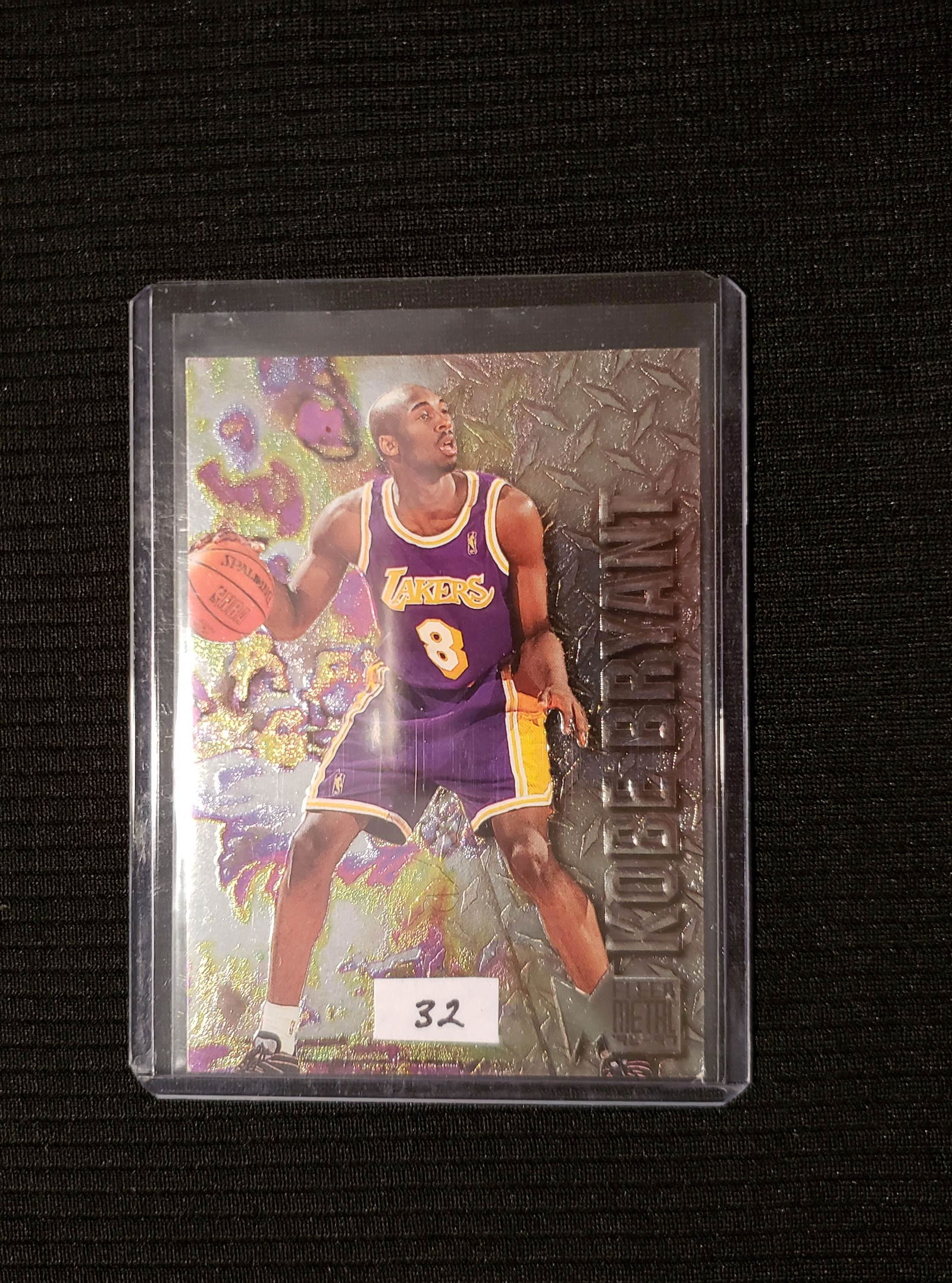1996-97 FLEER METAL KOBE BRYANT LA LAKERS ROOKIE CARD (1 of 2)