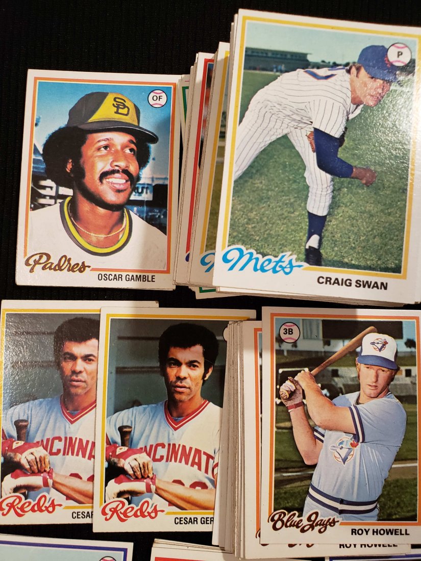 LOT OF 500 1978 TOPPS BASEBALL CARDS NEAR MINT+ (1 of 1)