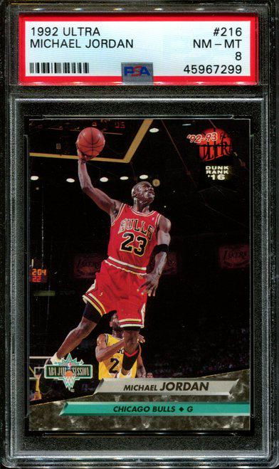 MICHAEL JORDAN 1992 ULTRA PSA GRADED 8 NM-MT (1 of 1)