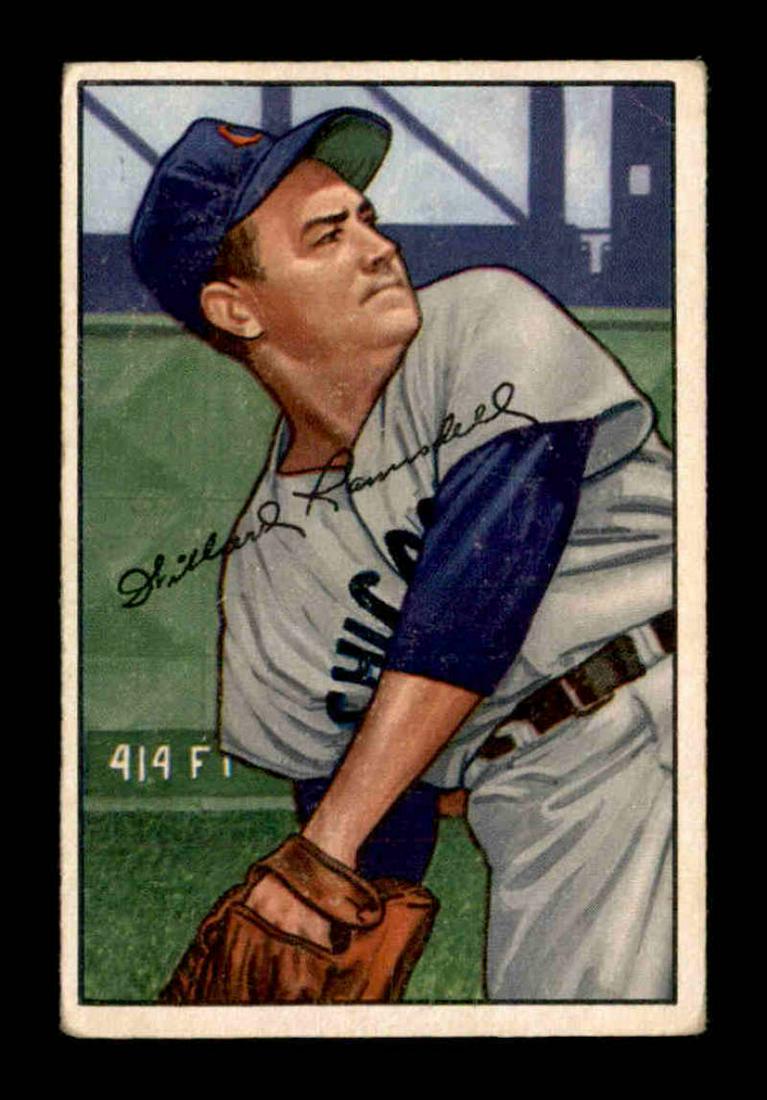 1952 BOWMAN BASEBALL WILLIARD RAMSDELL #22 (1 of 2)