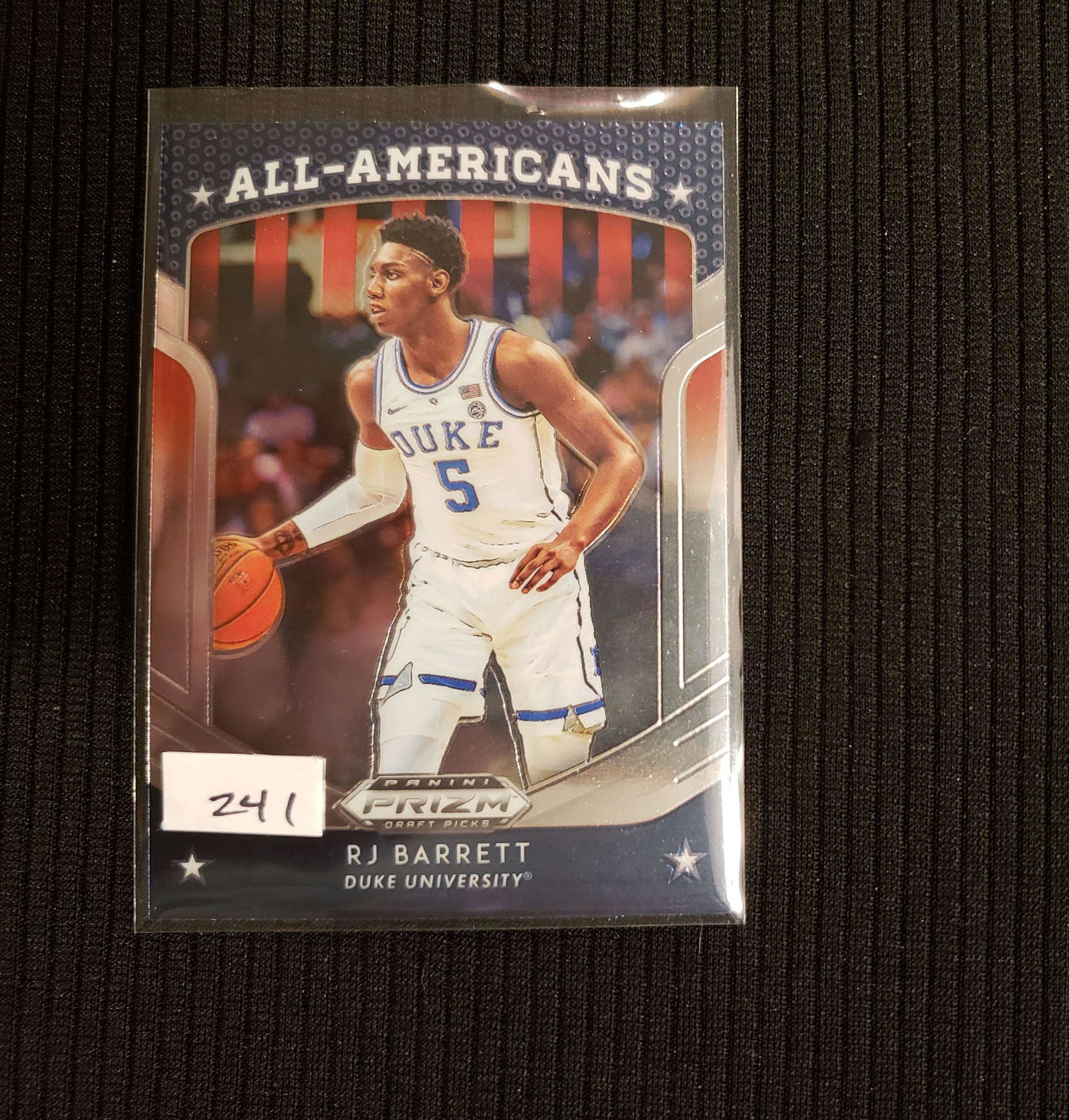 2019 PRIZM DRAFT PICKS RJ BARRETT ROOKIE INSERT CARD (1 of 1)
