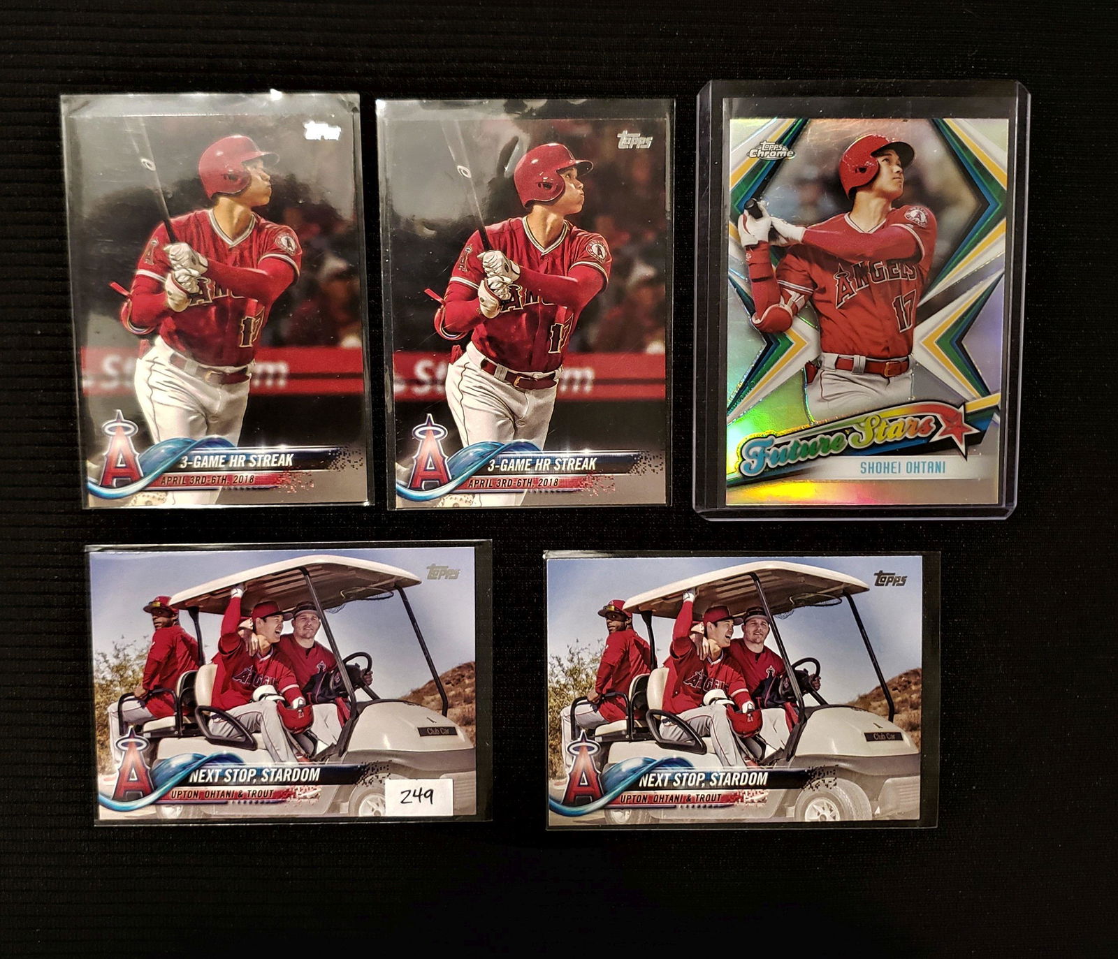 2018 TOPPS SHOHEI OHTANI ROOKIE INSERTS AND '19 CHROME (1 of 1)