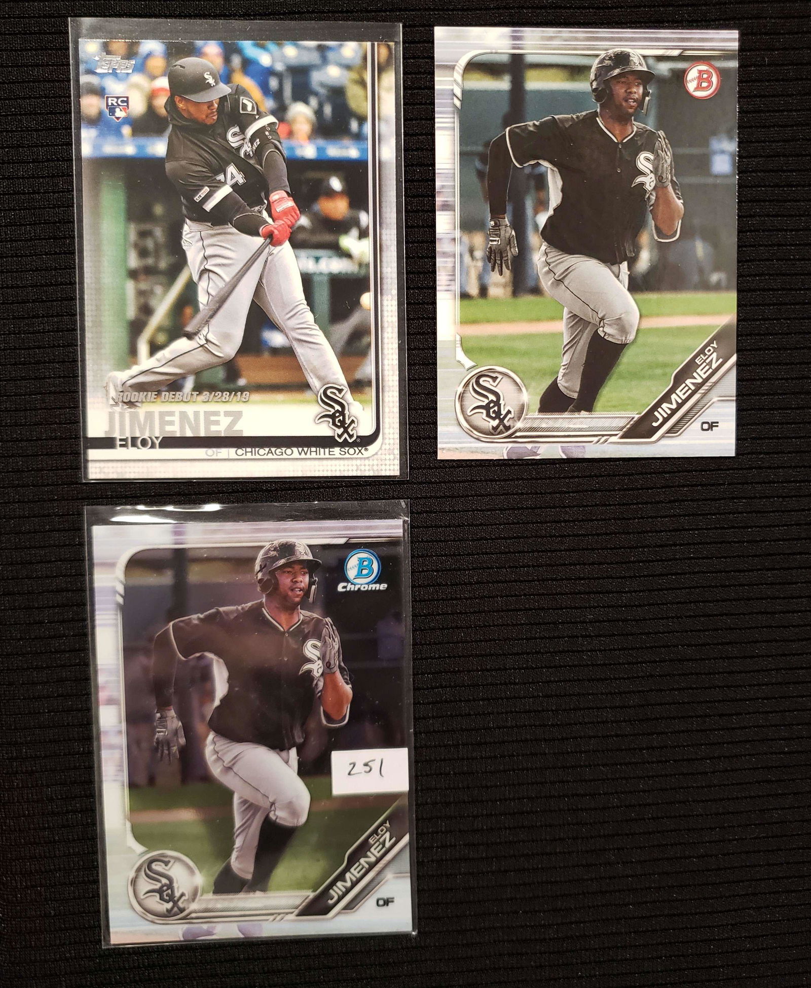 ELOY JIMENEZ CHICAGO WHITE SOX ROOKIE CARDS (1 of 1)
